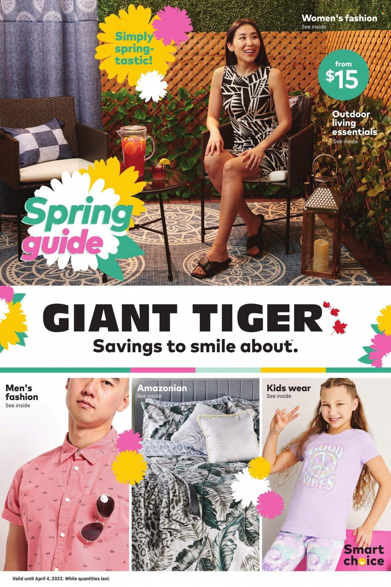 Giant Tiger Flyer - March 15, 2023 - April 04, 2023 - Sales products - Tastic. Page 1.