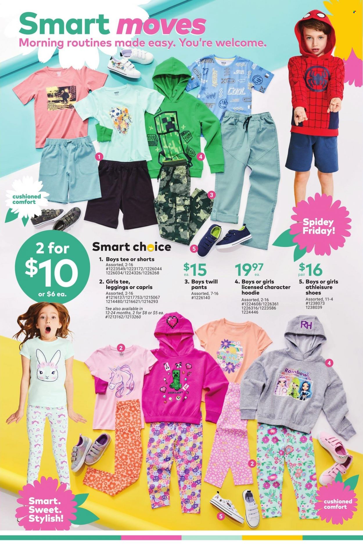 Giant Tiger Flyer - March 15, 2023 - April 04, 2023 - Sales products - pants, hoodie, t-shirt, leggings, shoes, shorts. Page 4.