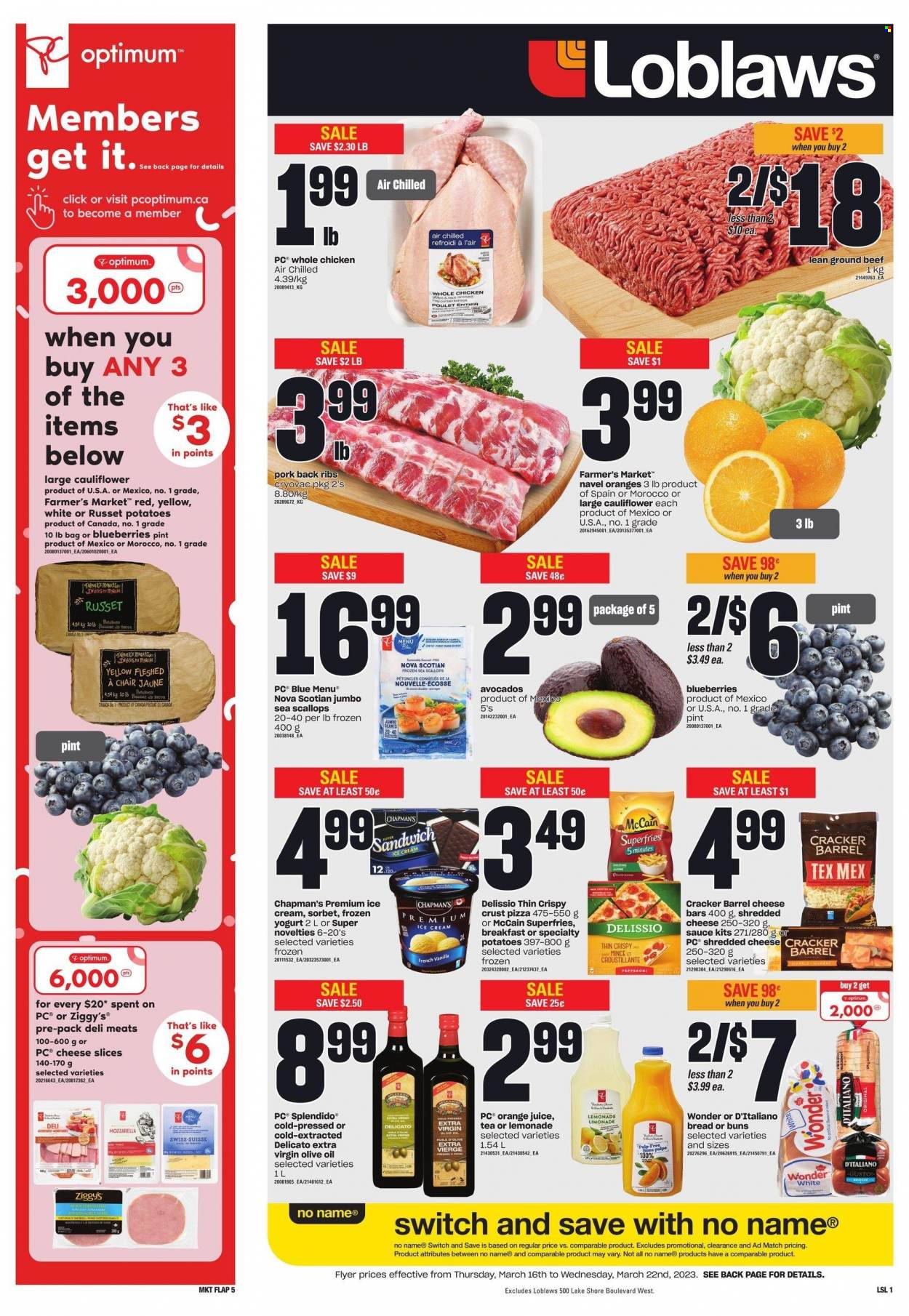 Loblaws flyer  - March 16, 2023 - March 22, 2023. Page 1.