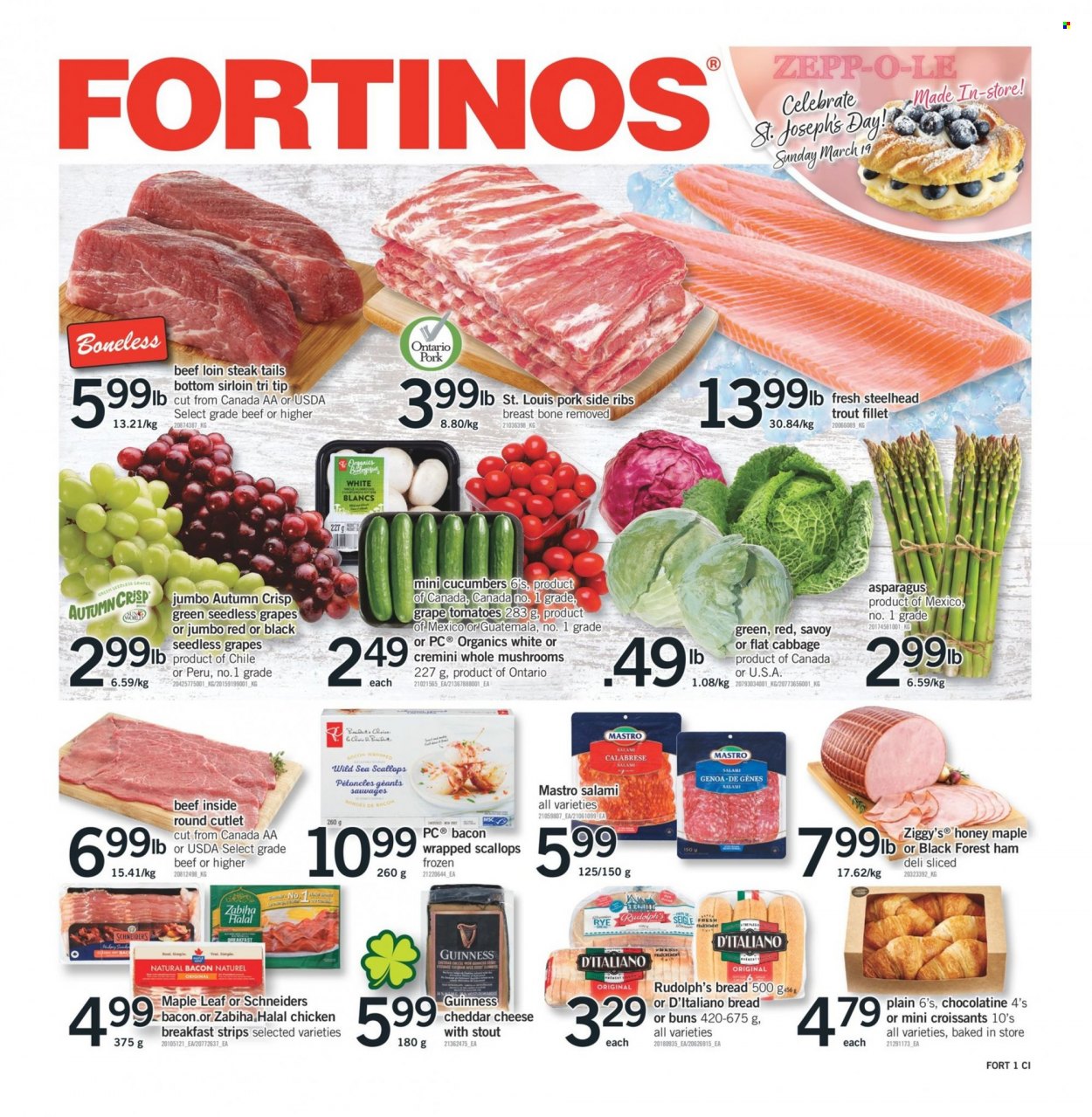 Fortinos flyer  - March 16, 2023 - March 22, 2023. Page 1.
