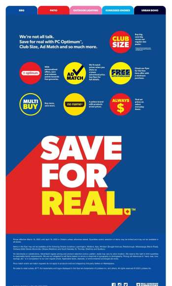 Real Canadian Superstore Flyer - March 16, 2023 - April 19, 2023.
