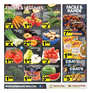 PA Supermarché Flyer - March 20, 2023 - March 26, 2023.