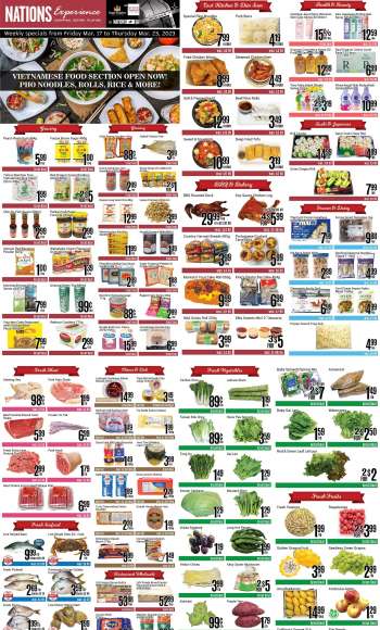 Nations Fresh Foods Flyer - March 17, 2023 - March 23, 2023.