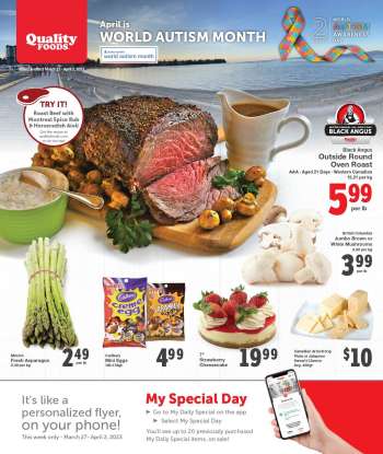 Quality Foods flyer - Weekly Advertised Specials