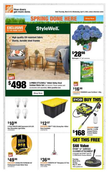 The Home Depot flyer - Weekly Flyer