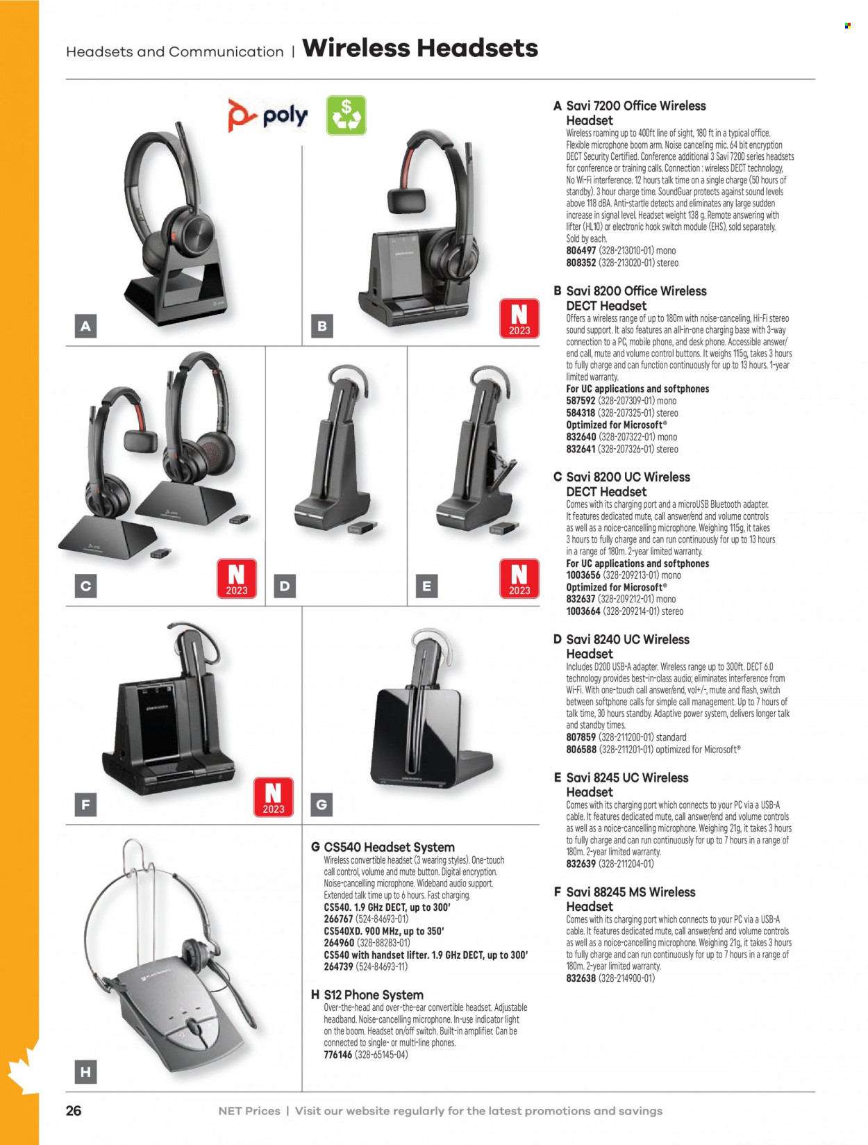 thumbnail - Hamster Flyer - Sales products - phone, mobile phone, hi-fi, microphone, headset, adapter, amplifier. Page 28.