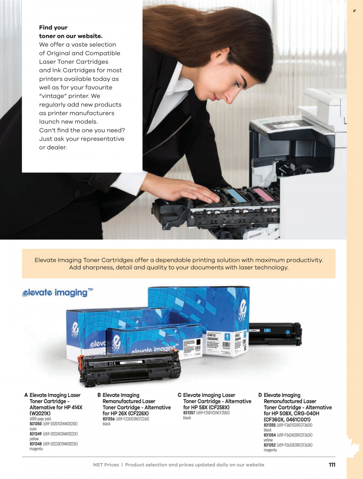 thumbnail - Hamster Flyer - Sales products - Hewlett Packard, printer, toner, cartridge. Page 113.