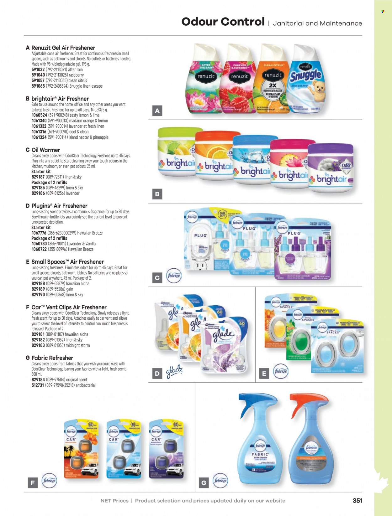 thumbnail - Hamster Flyer - Sales products - Gain, Renuzit, air freshener. Page 353.