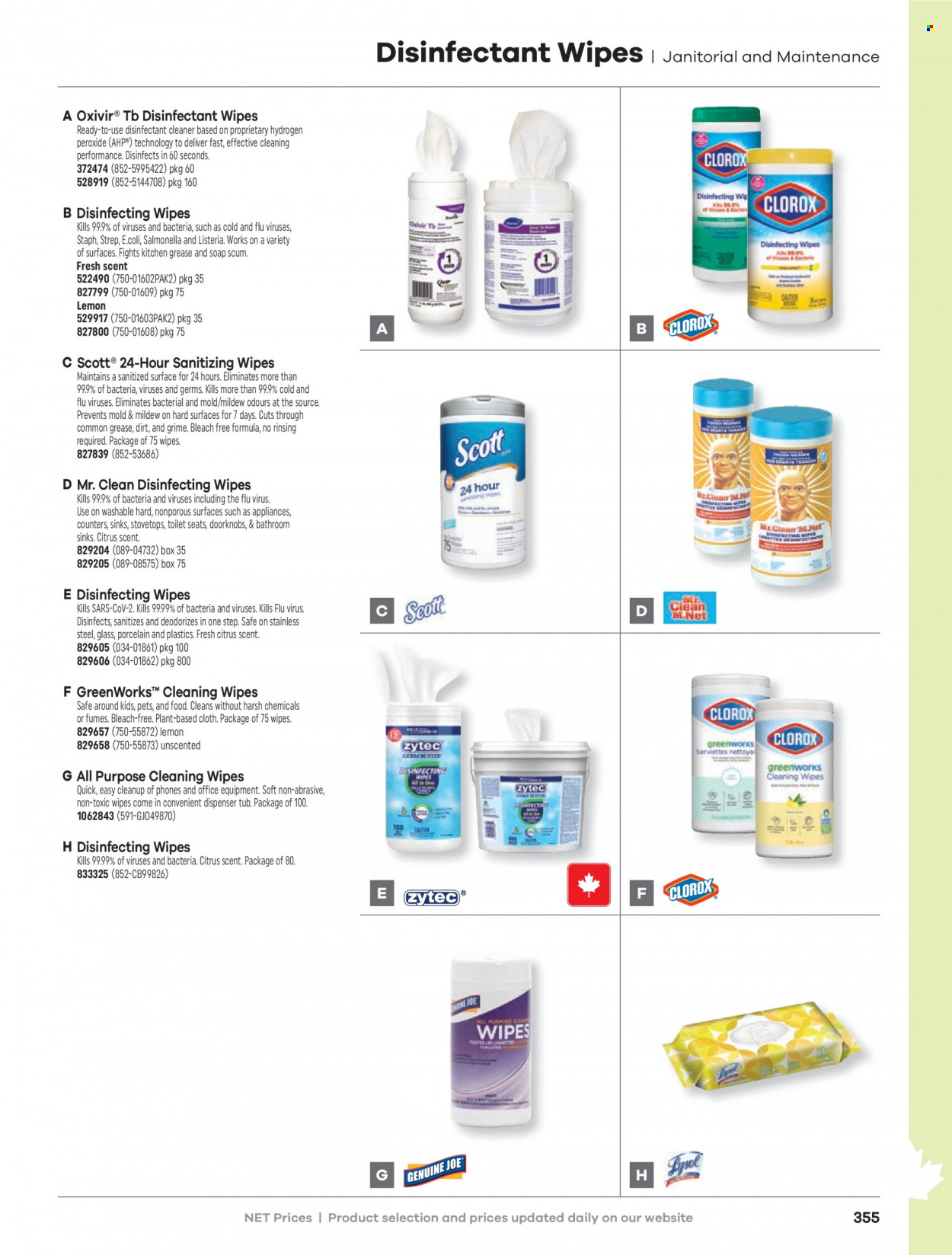 thumbnail - Hamster Flyer - Sales products - cleansing wipes, wipes, antiseptic wipes, cleaner, Scott, desinfection. Page 357.