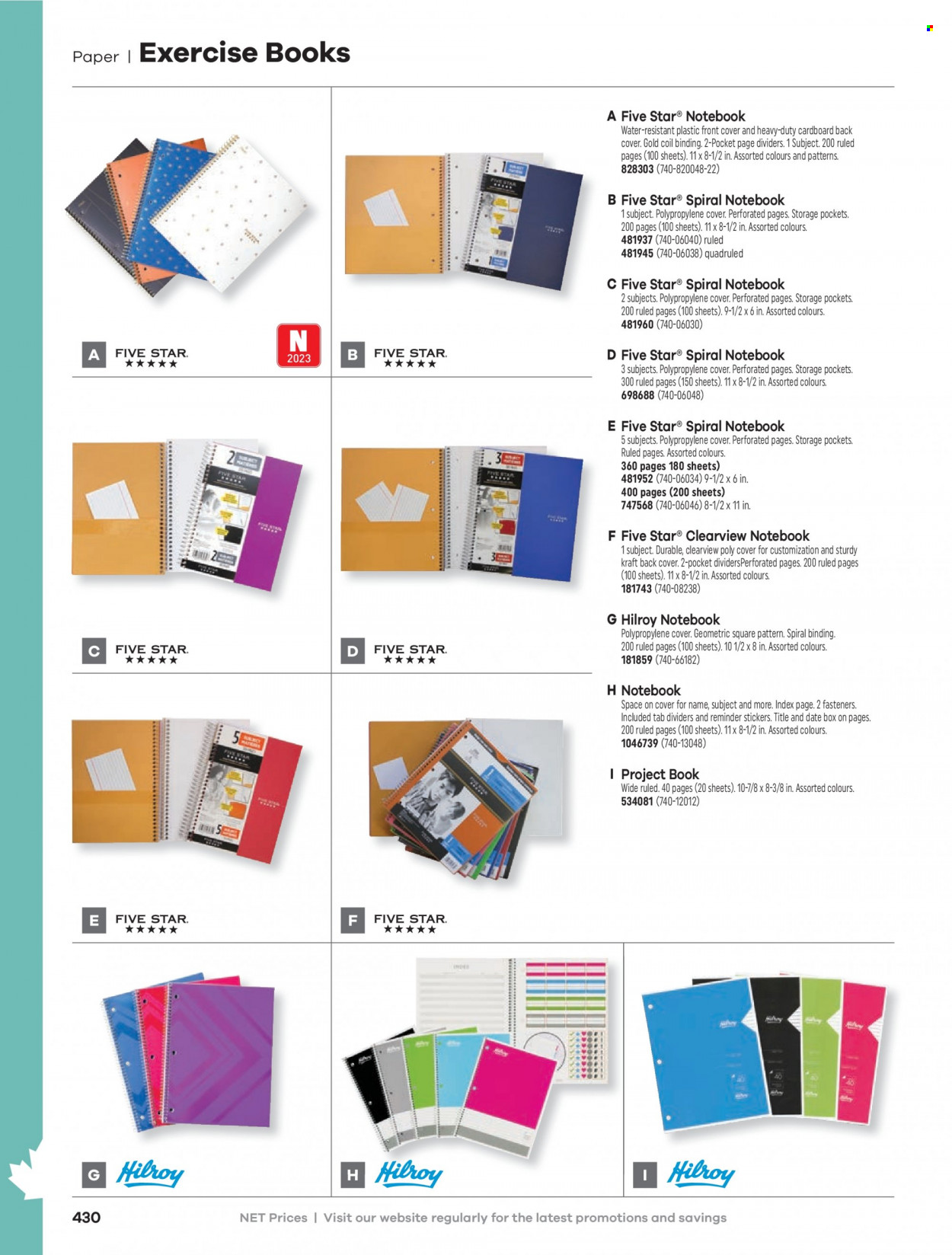 thumbnail - Hamster Flyer - Sales products - exercise book, paper, memo book, laptop, sticker. Page 432.