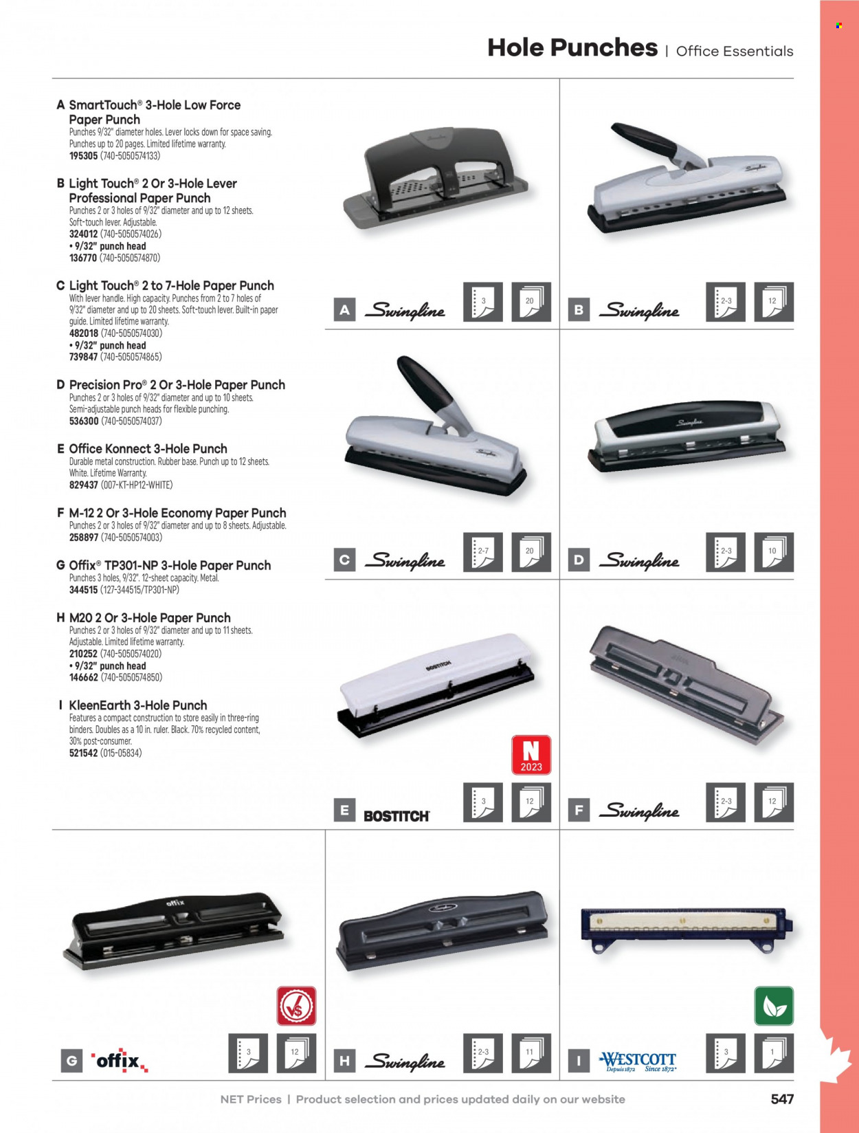 thumbnail - Hamster Flyer - Sales products - eraser, ring binder, paper, ruler. Page 549.