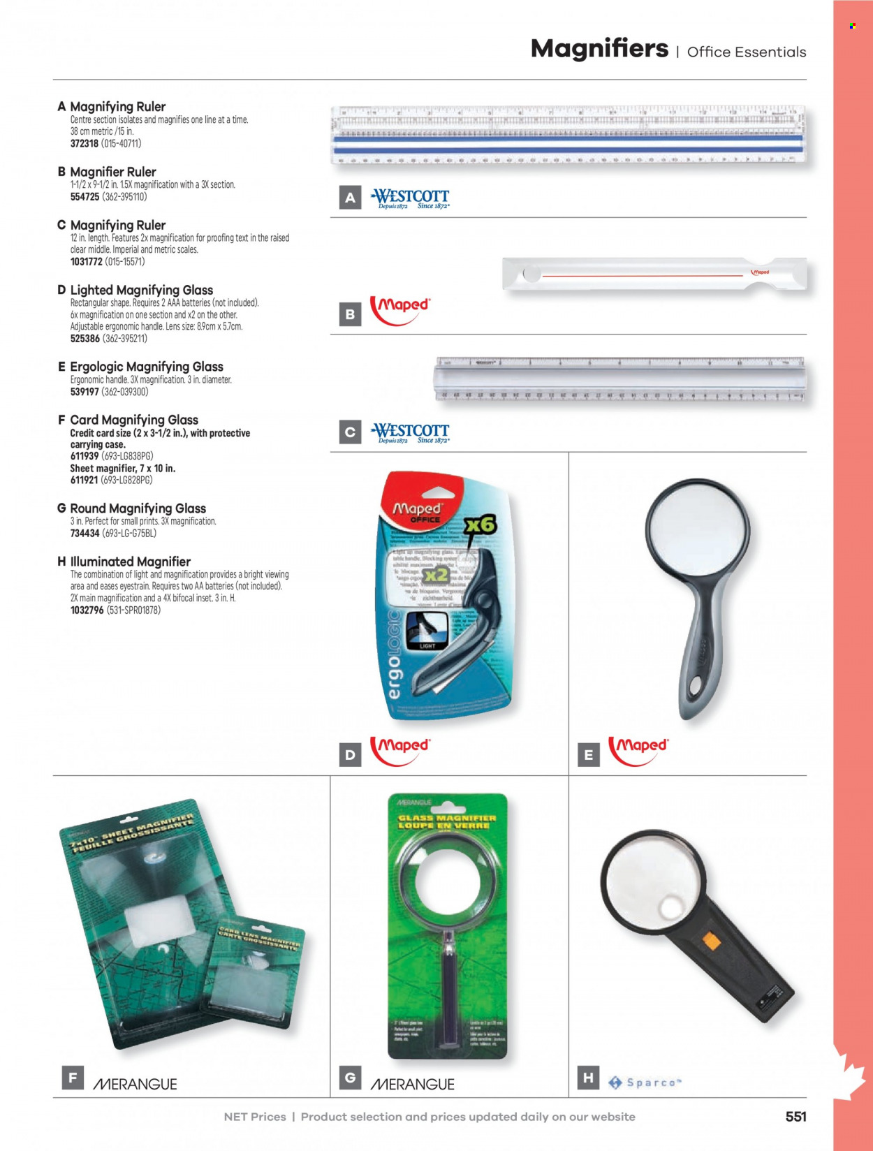 thumbnail - Hamster Flyer - Sales products - ruler, lens, LG. Page 553.