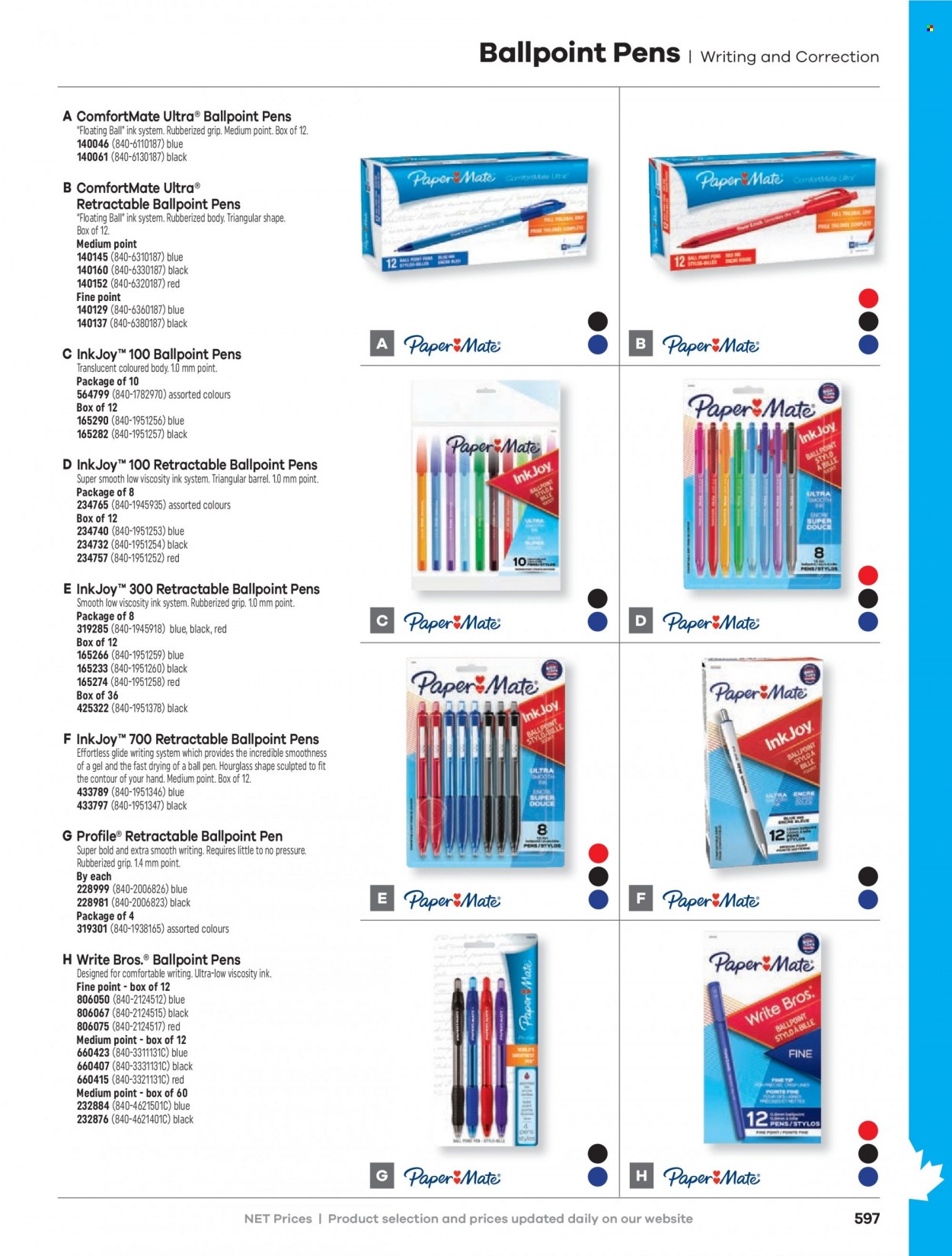 thumbnail - Hamster Flyer - Sales products - pen, eraser, ball pen. Page 599.