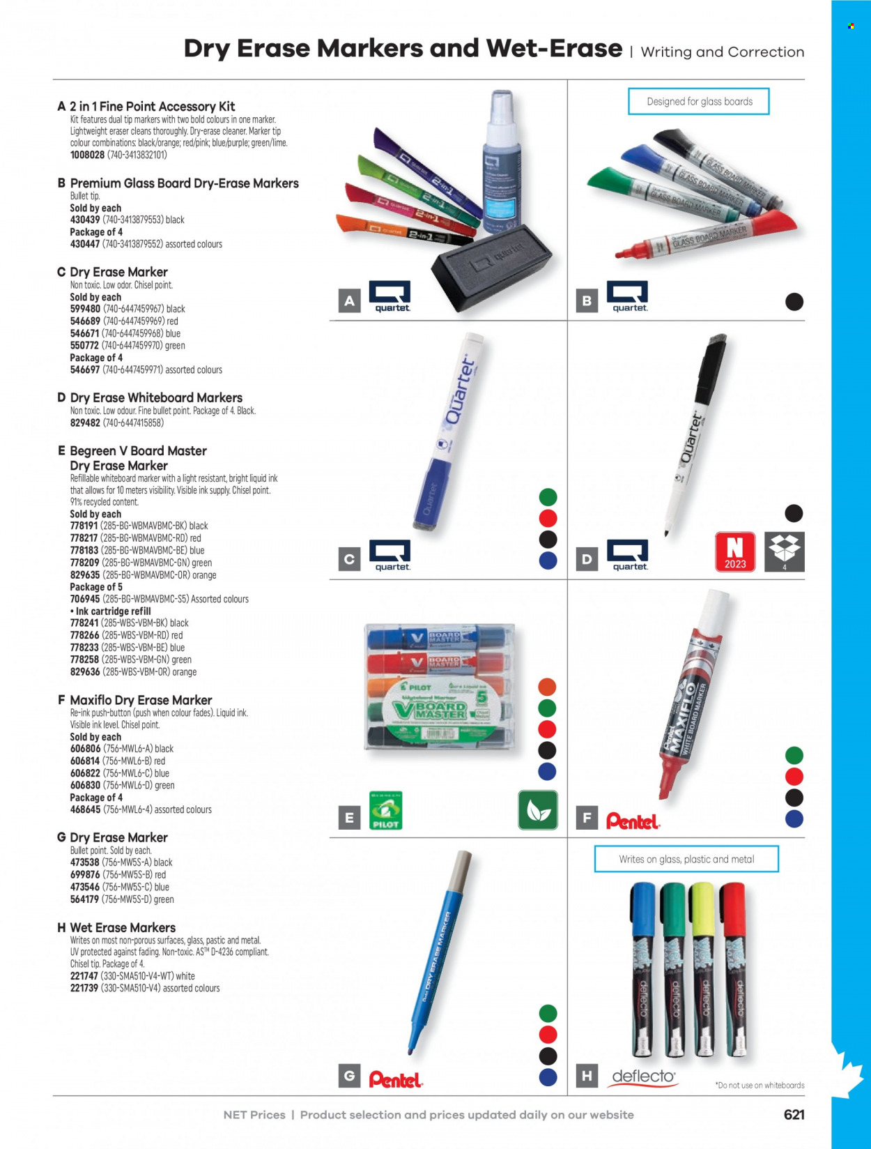 thumbnail - Hamster Flyer - Sales products - cleaner, whiteboard, marker, eraser, cartridge. Page 623.