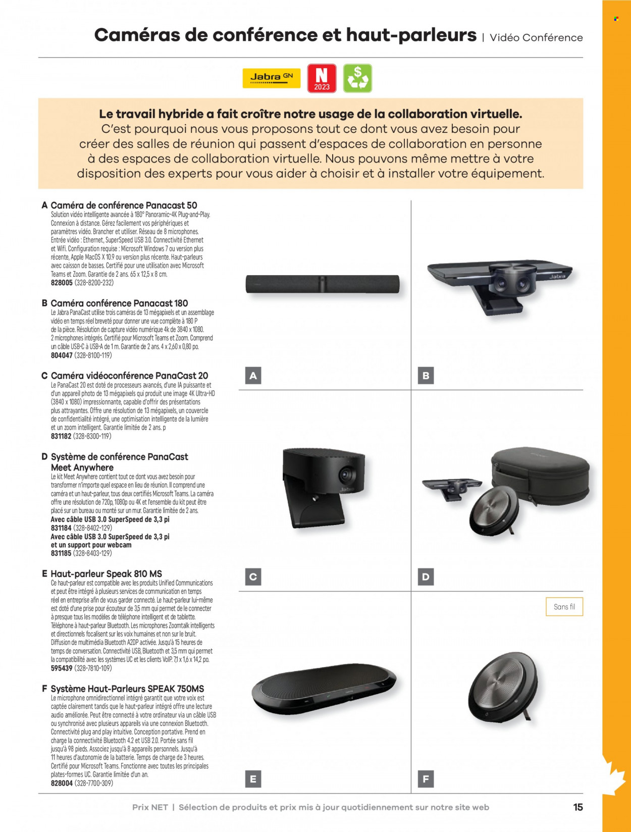 thumbnail - Hamster Flyer - Sales products - Apple, webcam, microphone, Jabra, camera. Page 17.