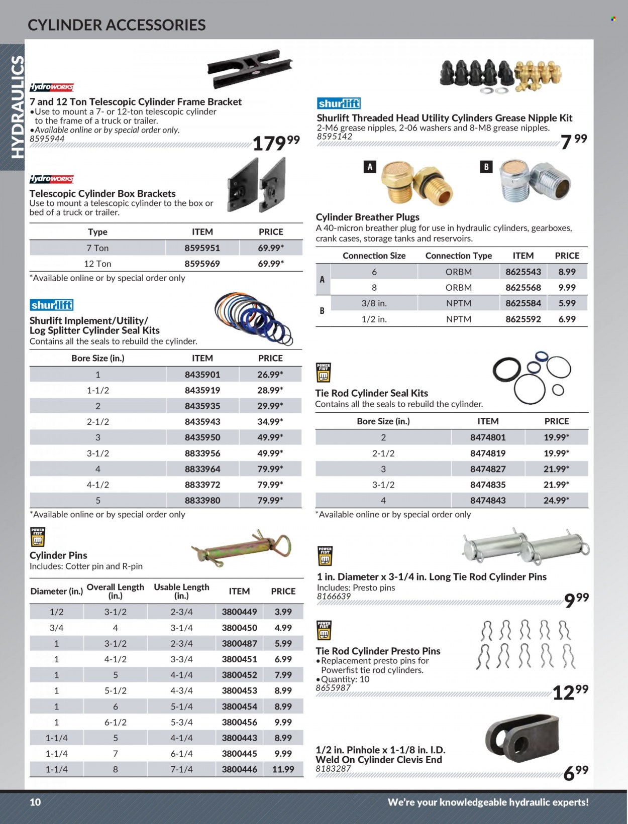 thumbnail - Princess Auto Flyer - Sales products - plug, tank, log splitter, trailer. Page 12.