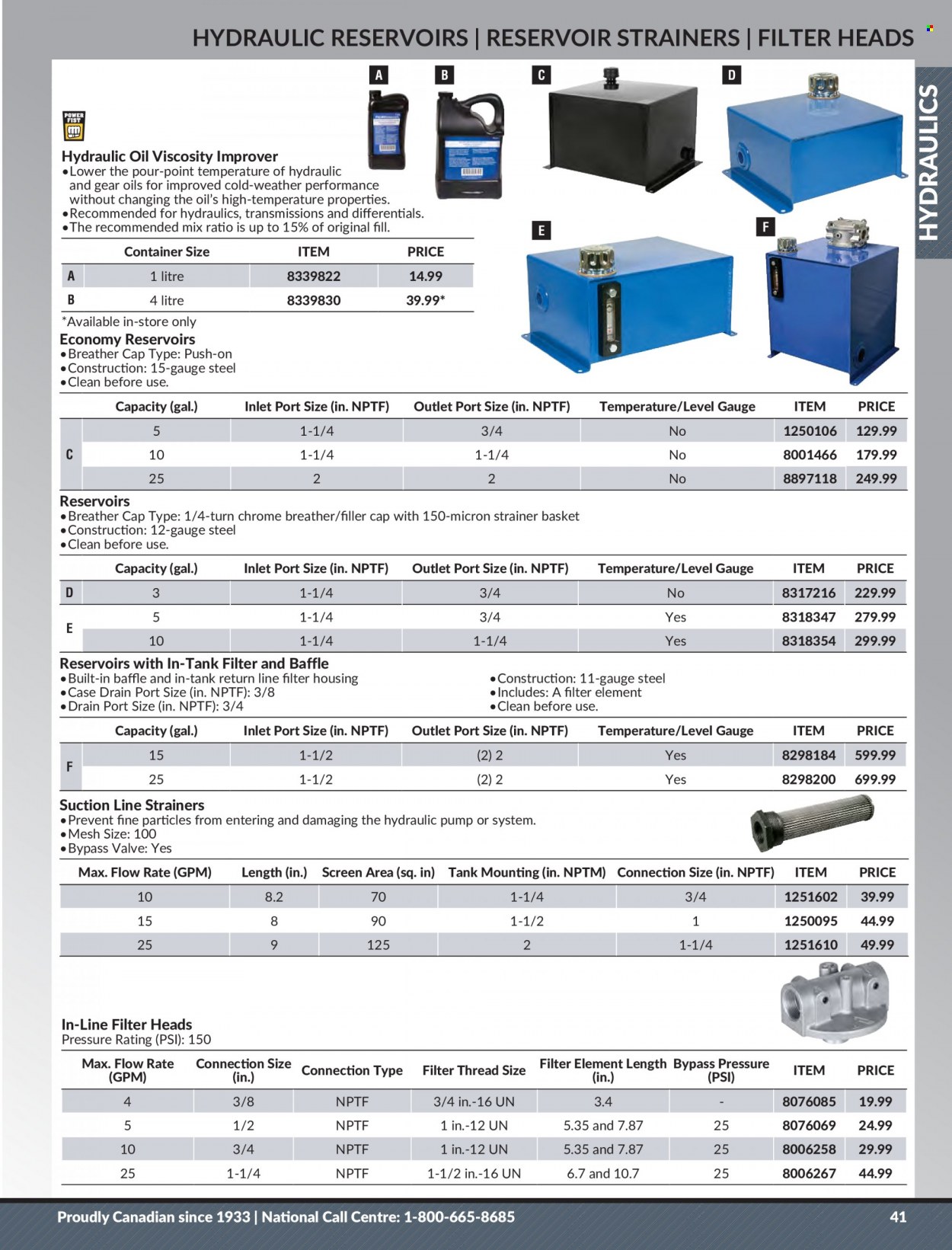 thumbnail - Princess Auto Flyer - Sales products - tank, basket, container. Page 43.