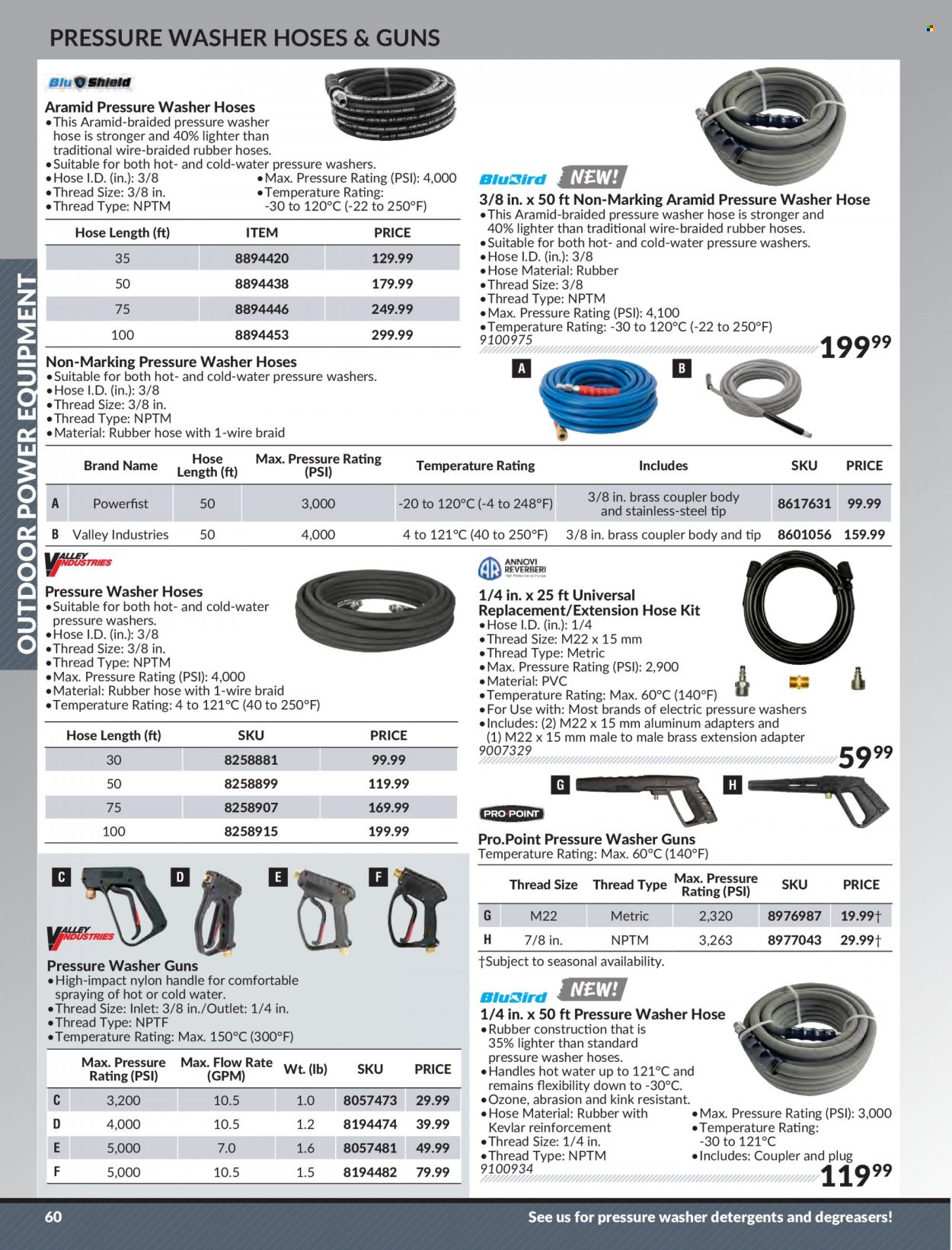thumbnail - Princess Auto Flyer - Sales products - pressure washer. Page 62.