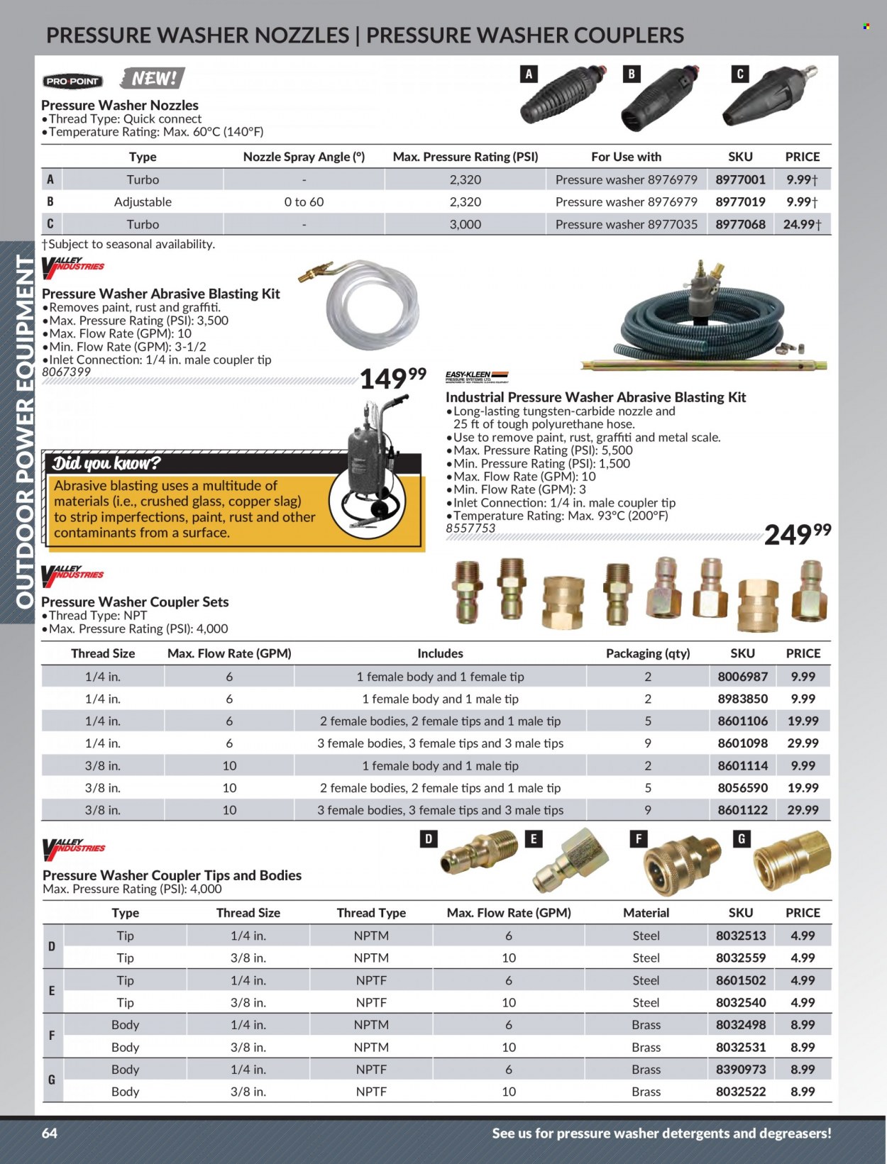 thumbnail - Princess Auto Flyer - Sales products - pressure washer. Page 66.