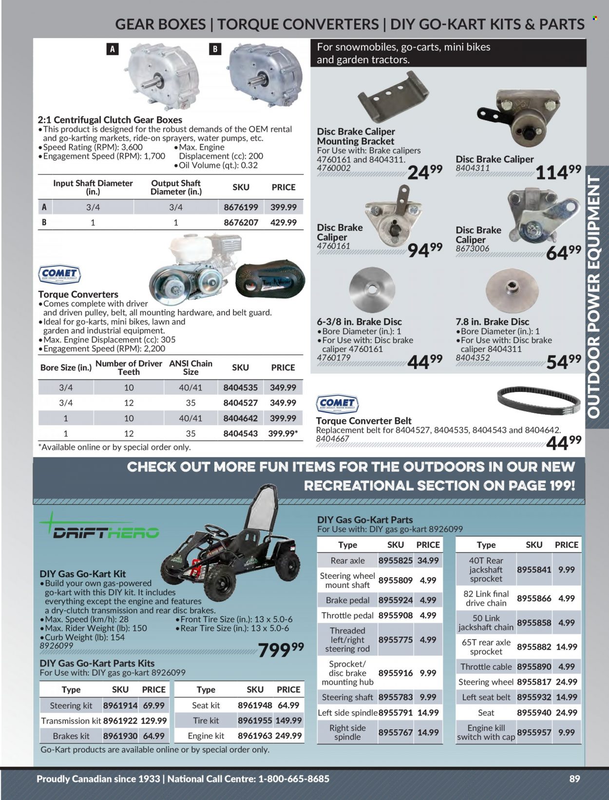 thumbnail - Princess Auto Flyer - Sales products - water pump, switch, go-kart. Page 91.