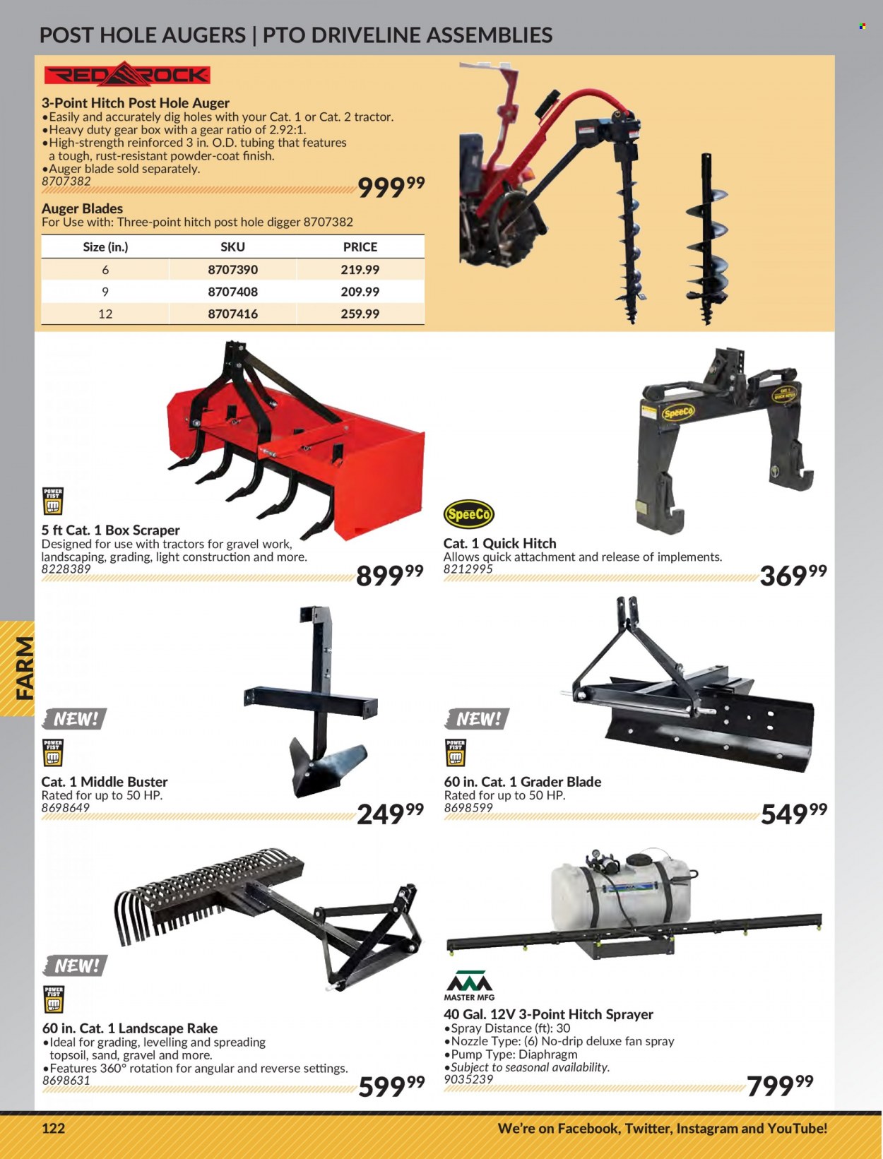 Princess Auto Flyer - Sales products - tractor, pump, sprayer. Page 126.