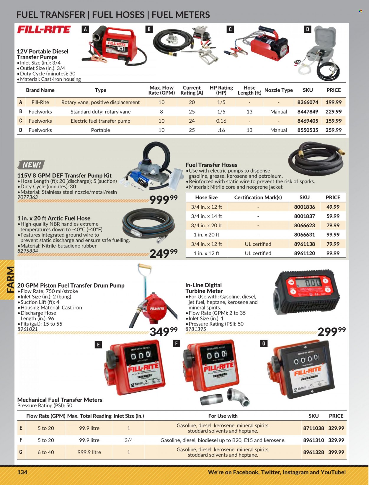thumbnail - Princess Auto Flyer - Sales products - kerosene, pump, transfer pumps. Page 138.