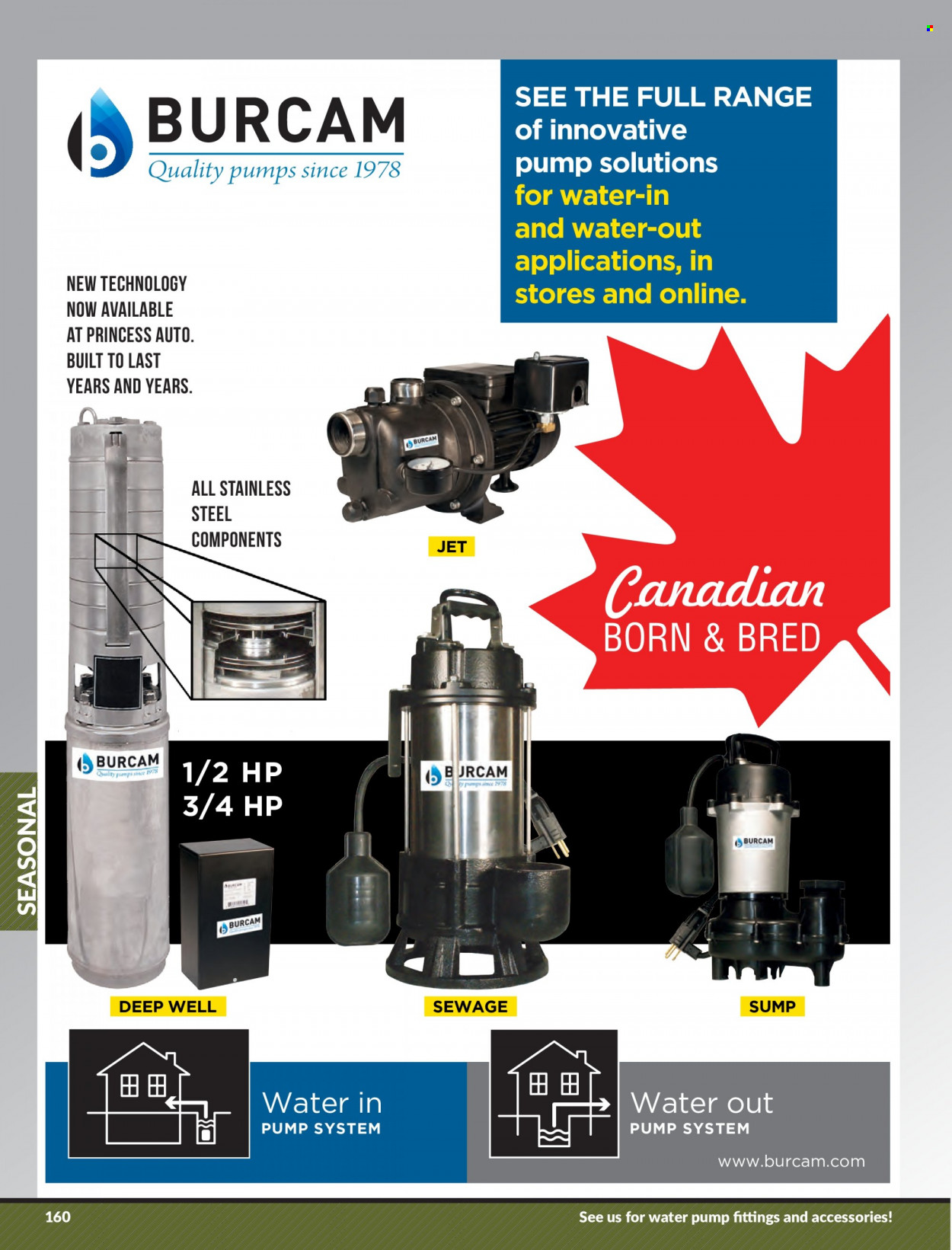 Princess Auto Flyer - Sales products - water pump. Page 164.