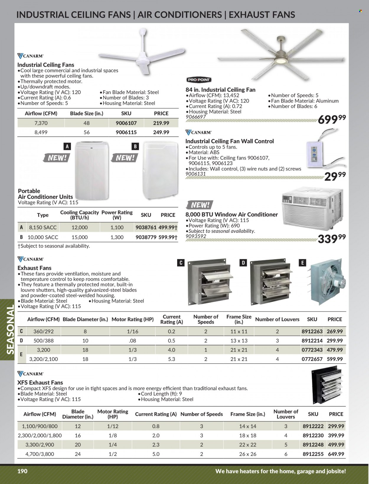 Princess Auto Flyer - Sales products - ceiling fan, heater. Page 196.