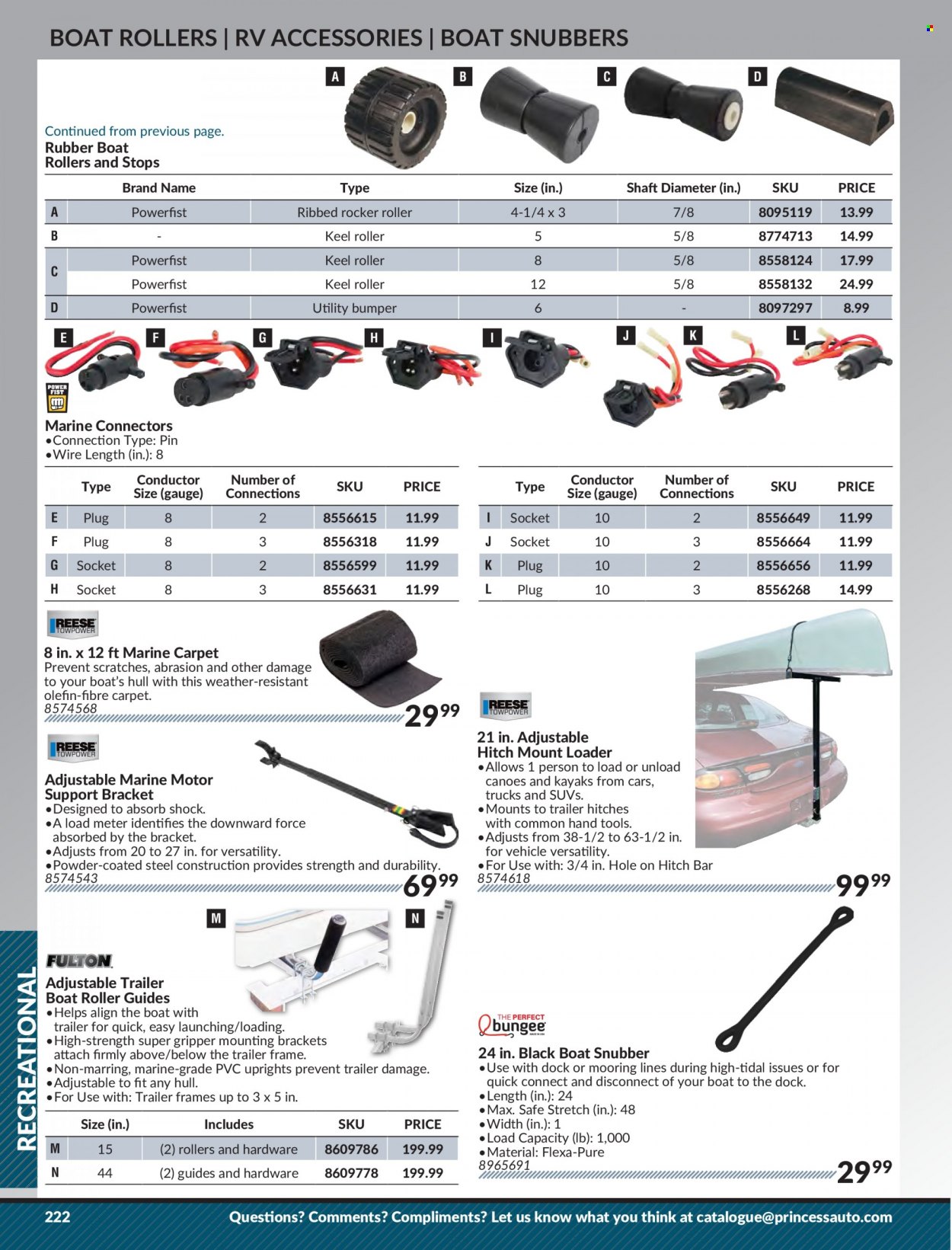 thumbnail - Princess Auto Flyer - Sales products - roller, carpet, hand tools, vehicle. Page 228.