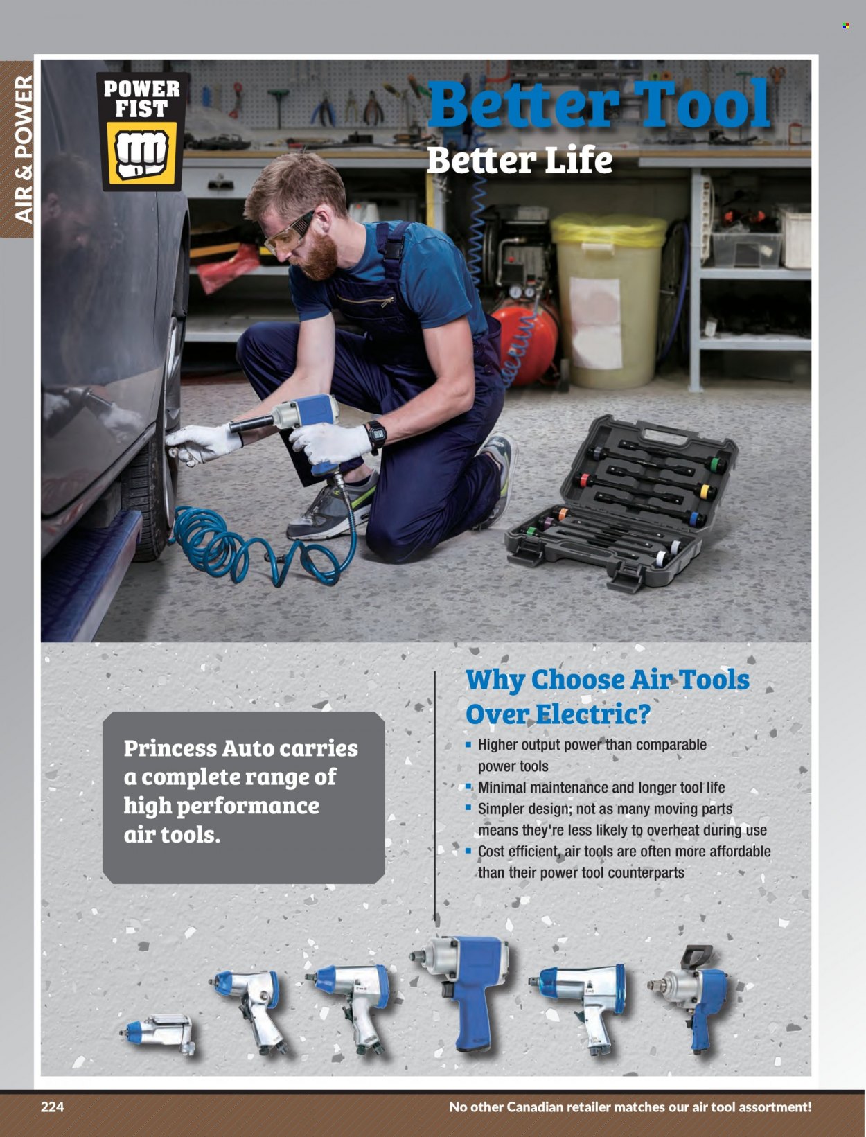 thumbnail - Princess Auto Flyer - Sales products - power tools. Page 230.