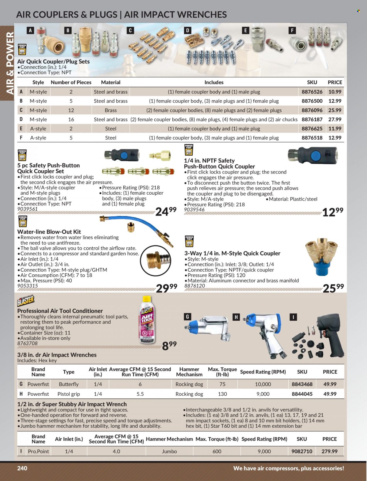 thumbnail - Princess Auto Flyer - Sales products - socket, plug, air compressor, garden hose, container, compressor, antifreeze. Page 246.