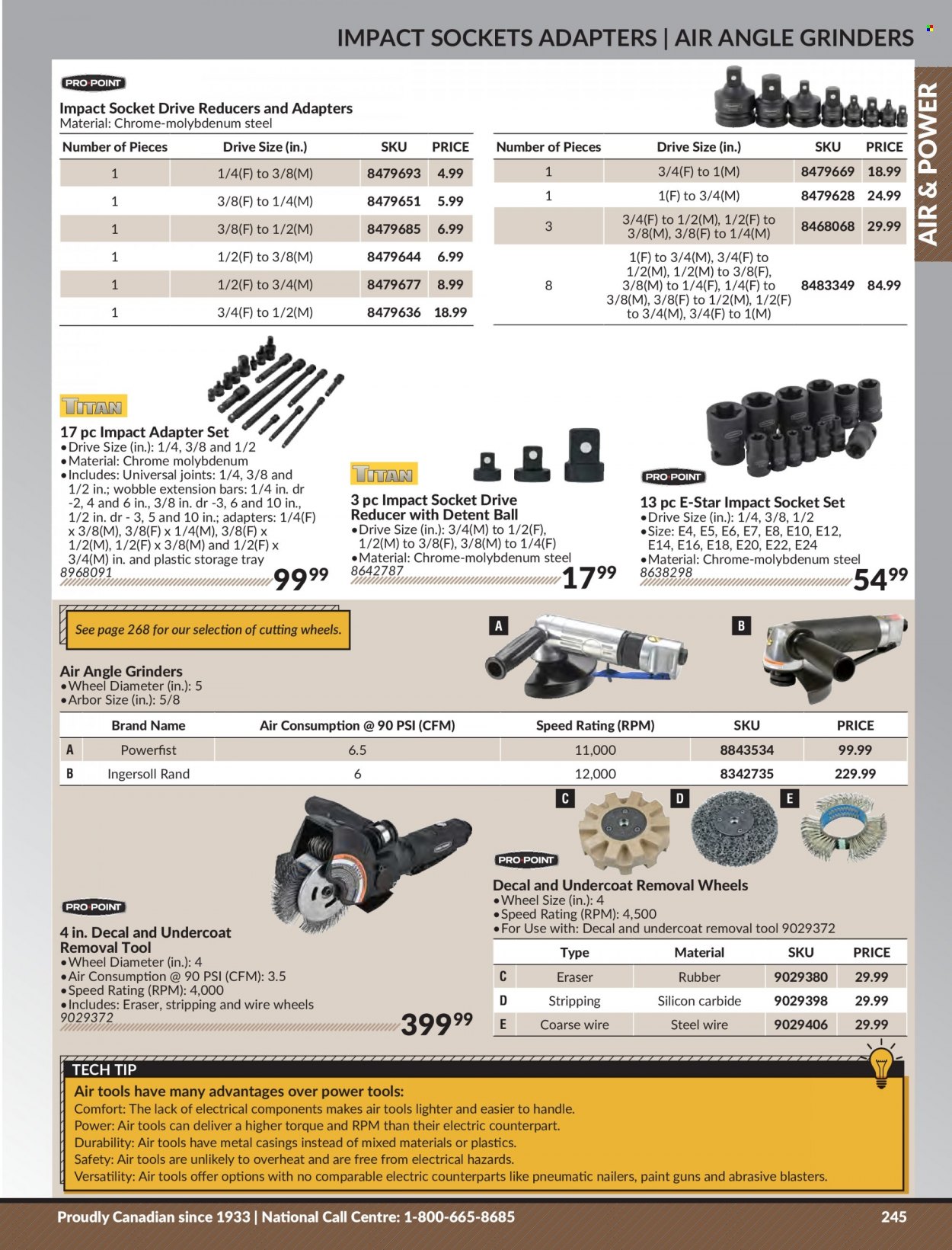 thumbnail - Princess Auto Flyer - Sales products - paint, power tools, socket set. Page 251.