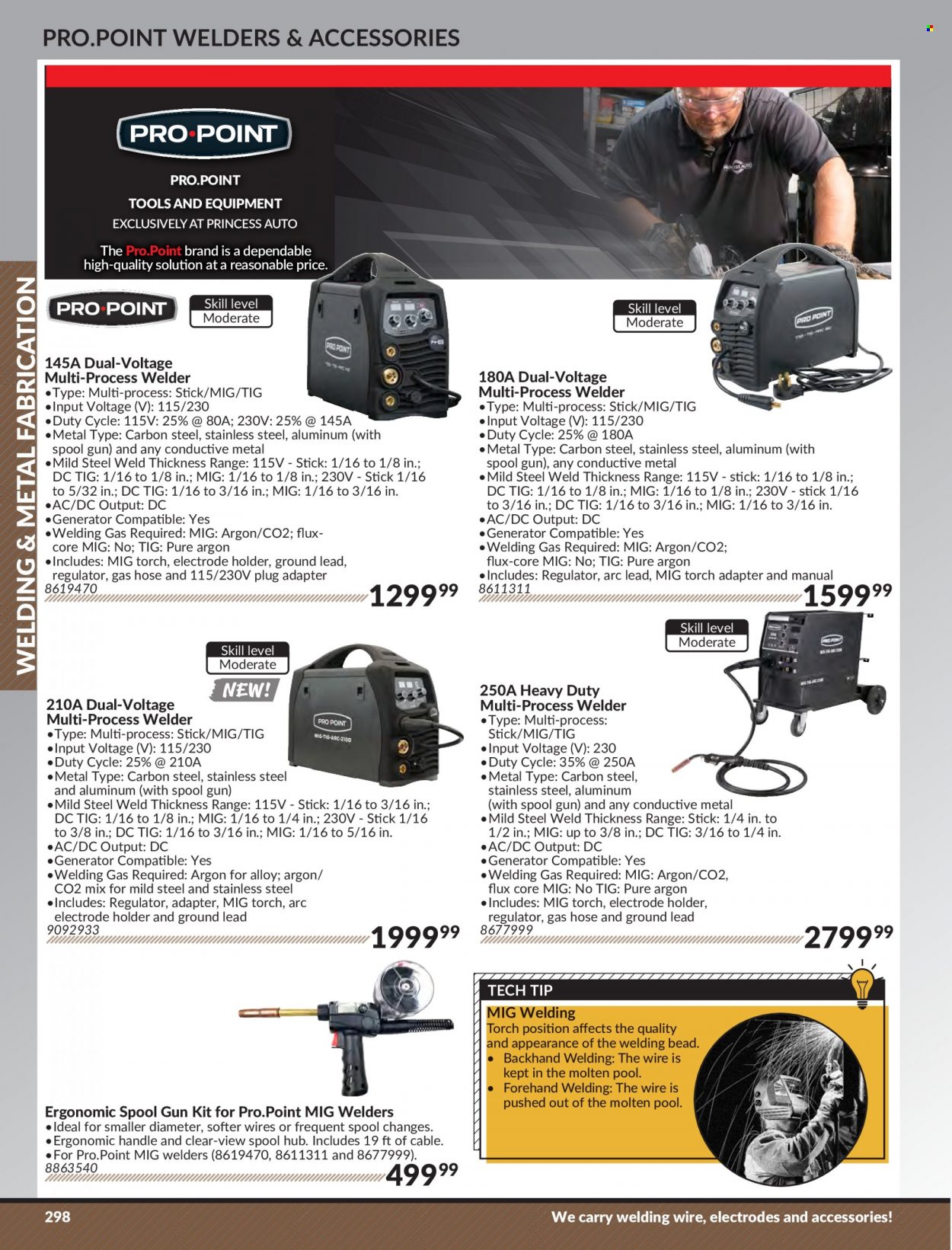 thumbnail - Princess Auto Flyer - Sales products - generator, welder, pool. Page 304.
