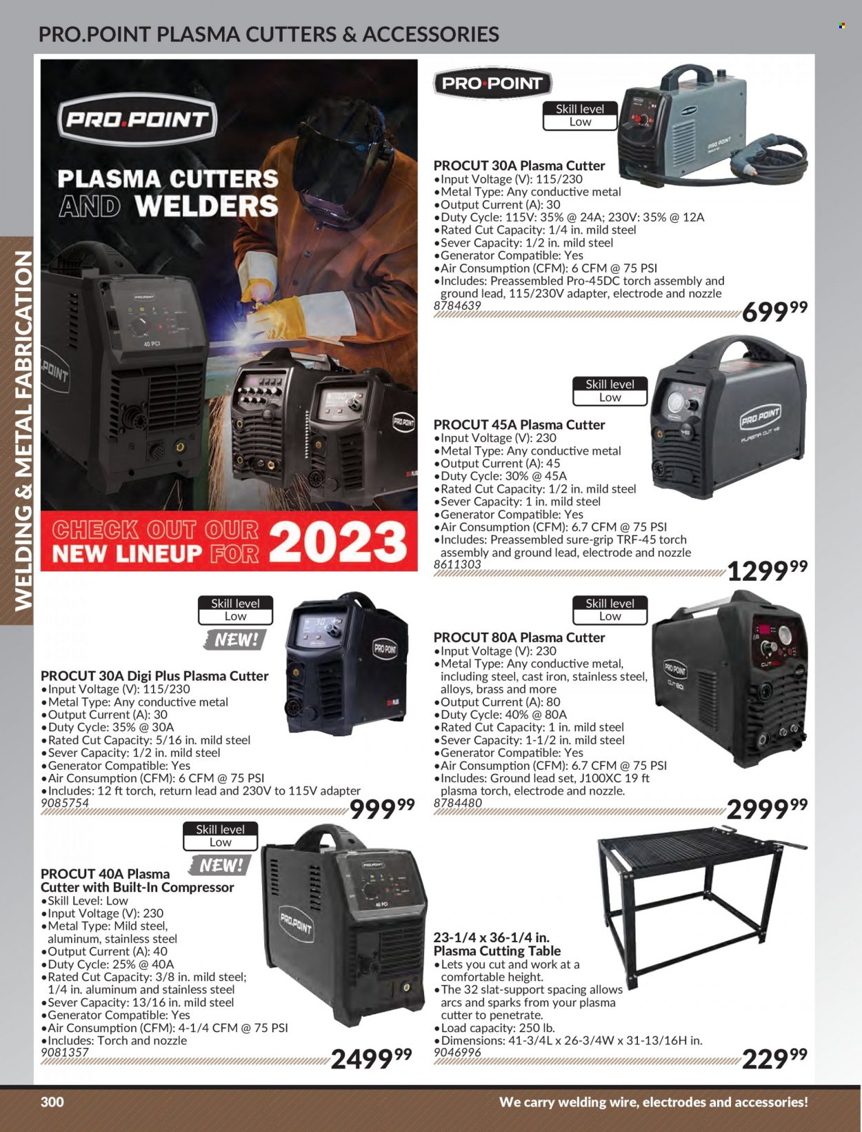 thumbnail - Princess Auto Flyer - Sales products - plasma cutter, air compressor, table, generator, compressor. Page 306.