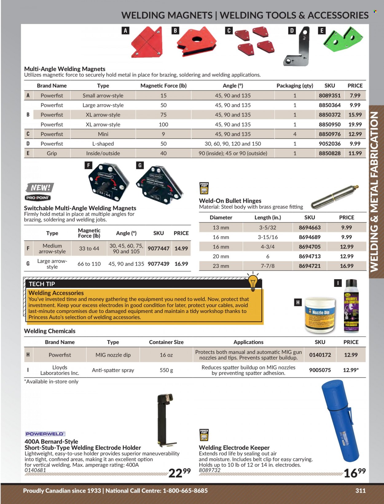 thumbnail - Princess Auto Flyer - Sales products - tools & accessories, container. Page 319.