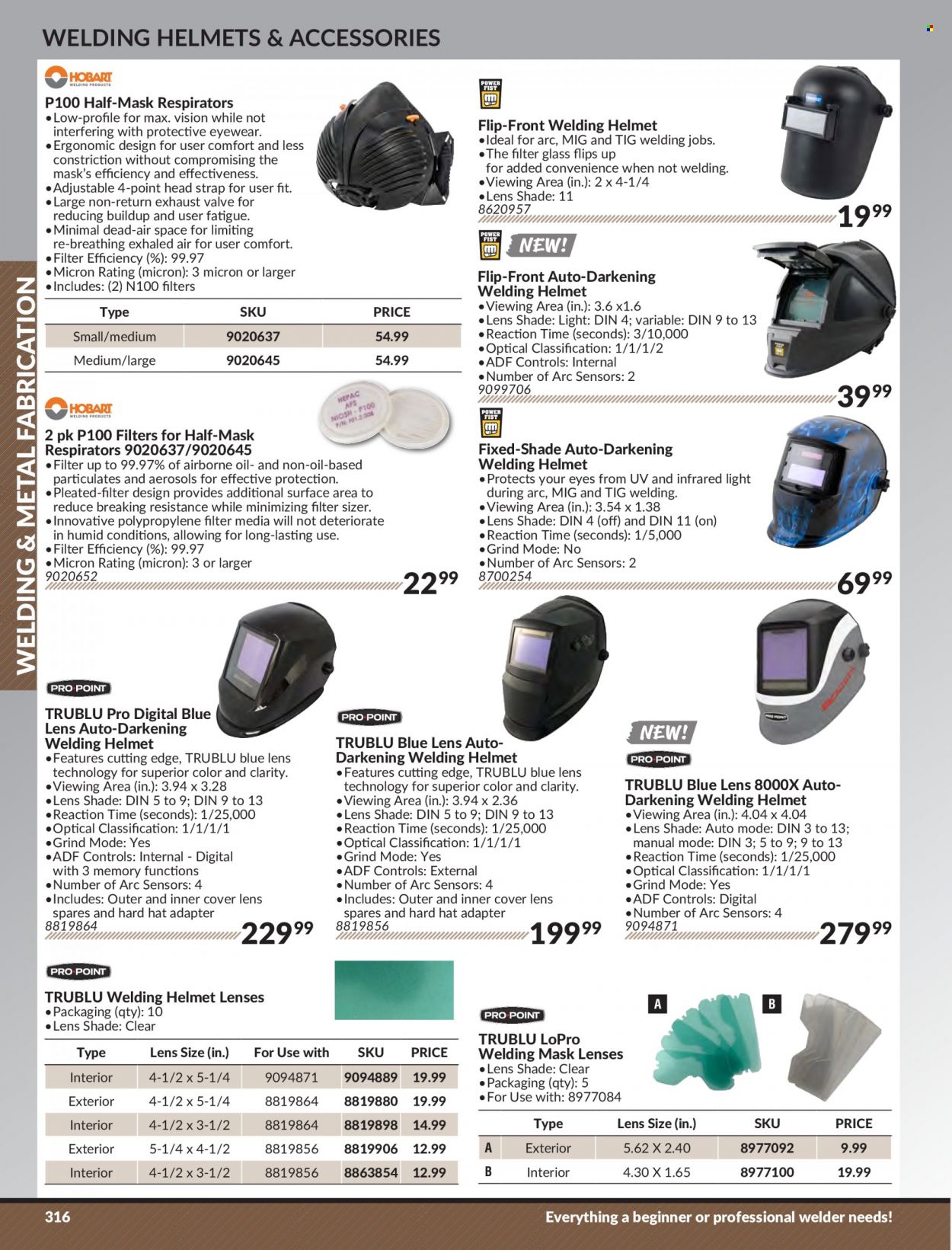 thumbnail - Princess Auto Flyer - Sales products - respirator, welding helmet, strap, welder. Page 324.