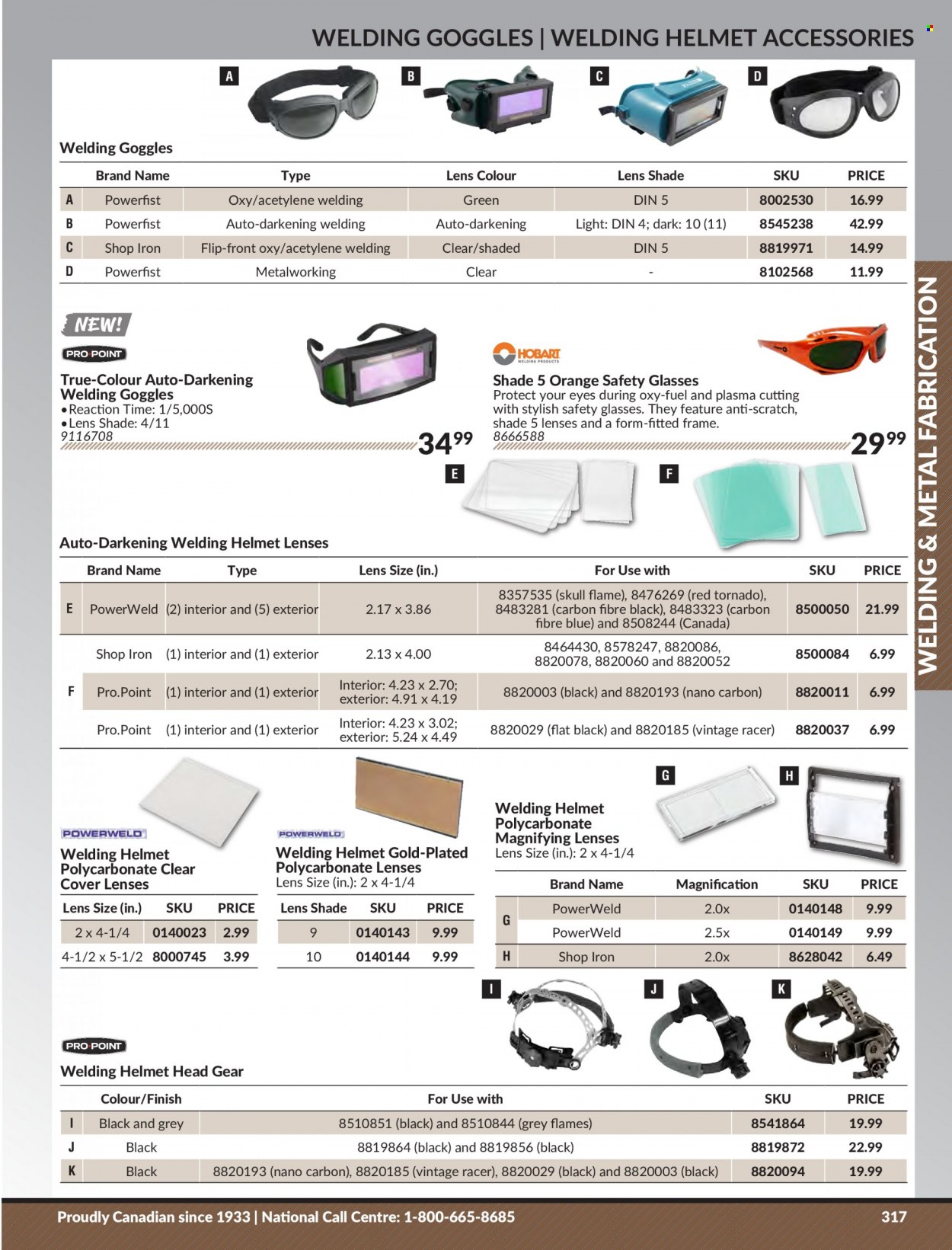 Princess Auto Flyer - Sales products - safety glasses, welding helmet. Page 325.