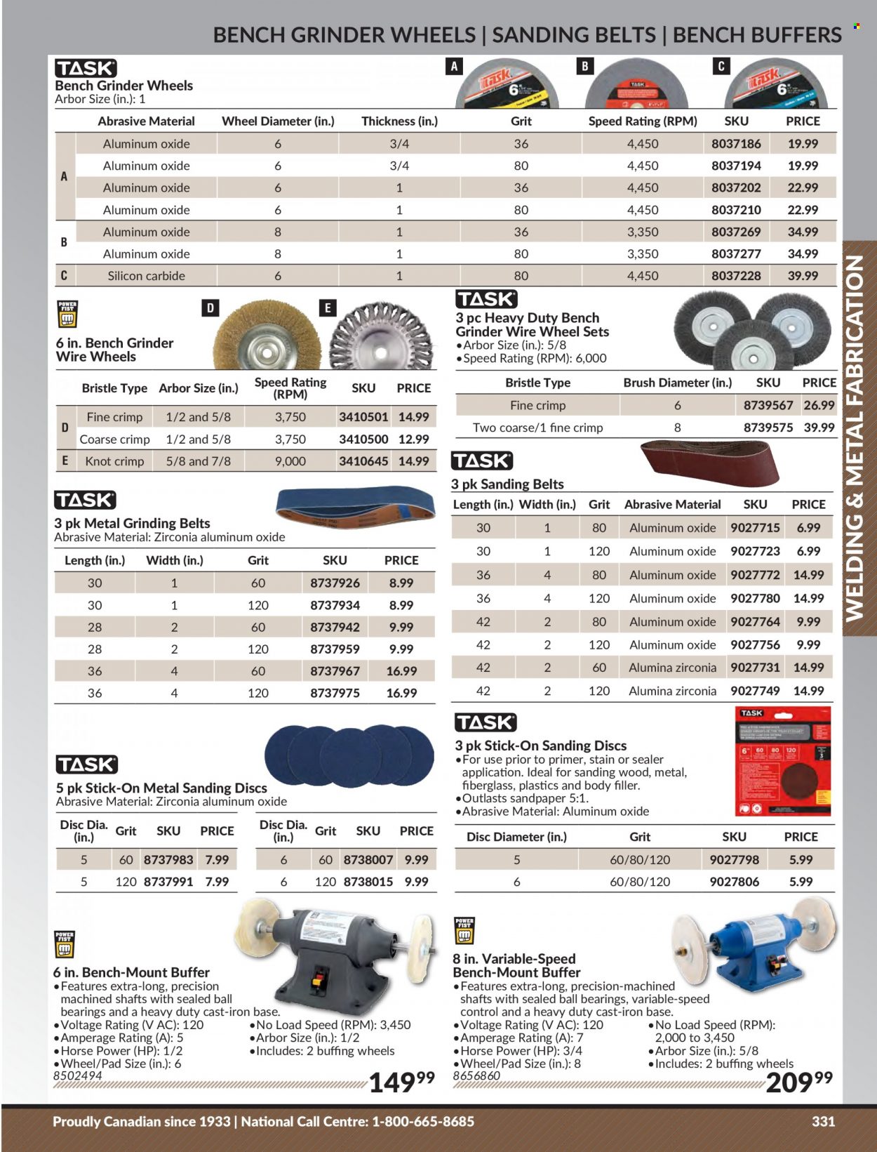 thumbnail - Princess Auto Flyer - Sales products - grinder. Page 339.