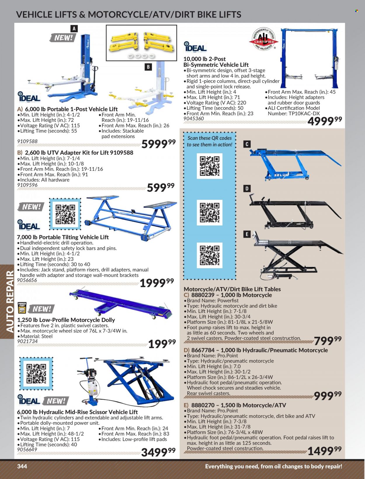 thumbnail - Princess Auto Flyer - Sales products - drill, scissors, table, pump, vehicle, motorcycle. Page 352.