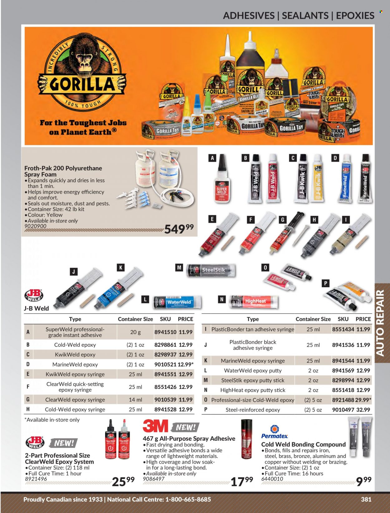 thumbnail - Princess Auto Flyer - Sales products - adhesive, container. Page 389.