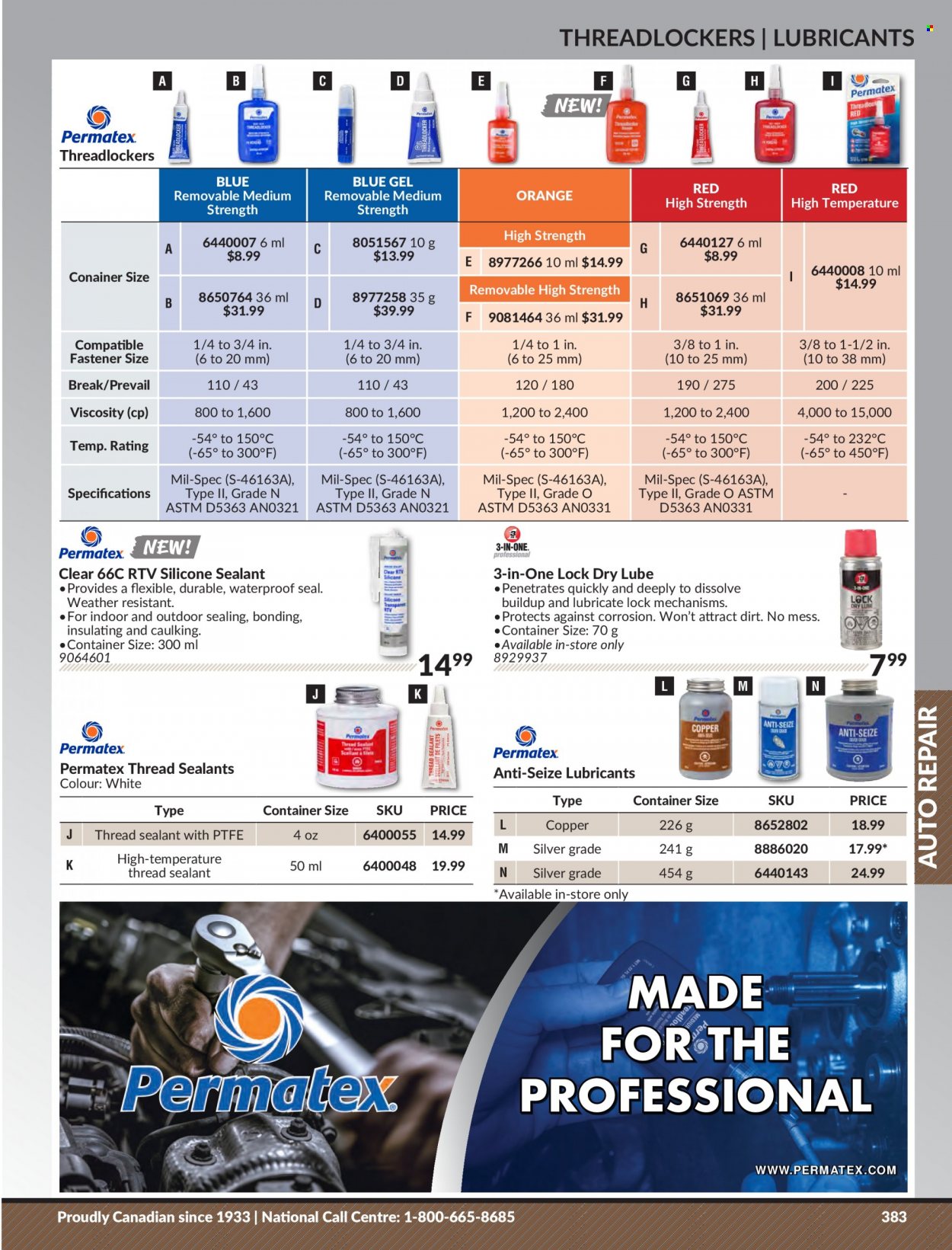 thumbnail - Princess Auto Flyer - Sales products - silicone sealants, container. Page 391.