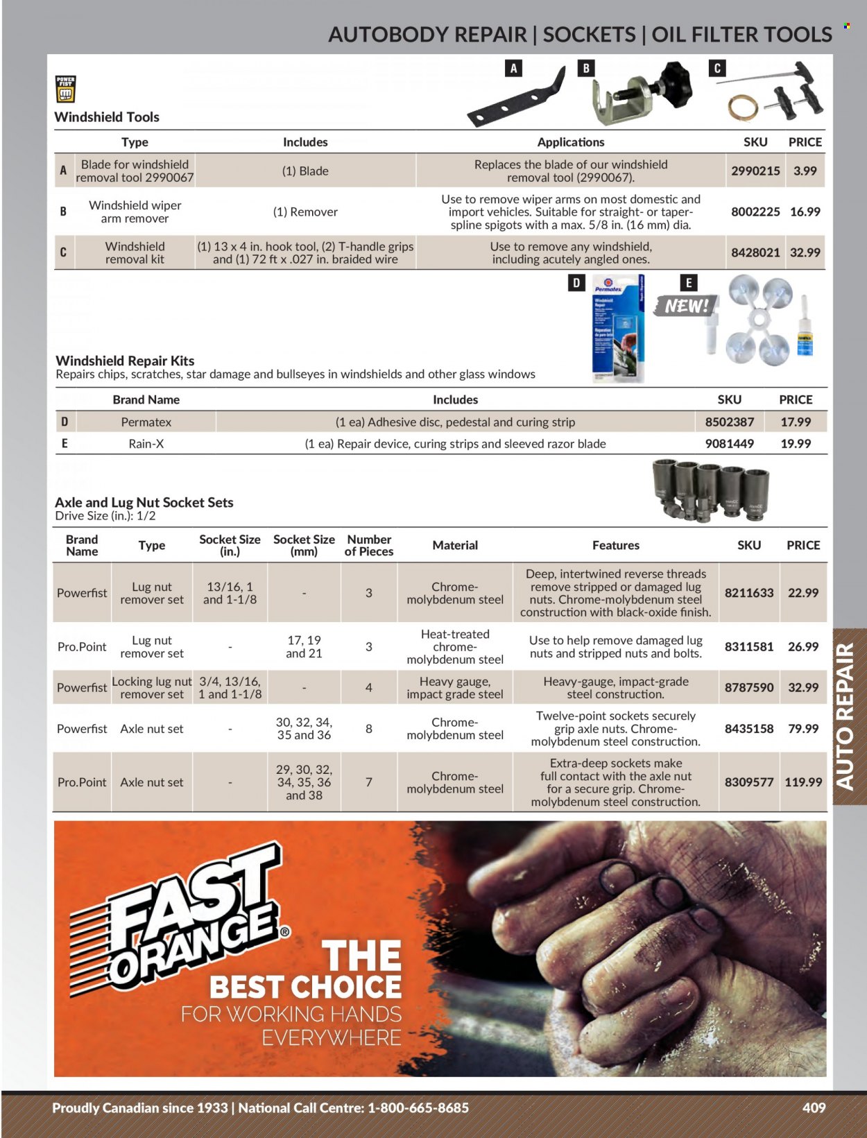 thumbnail - Princess Auto Flyer - Sales products - adhesive, window, oil filter, Rain-X. Page 417.