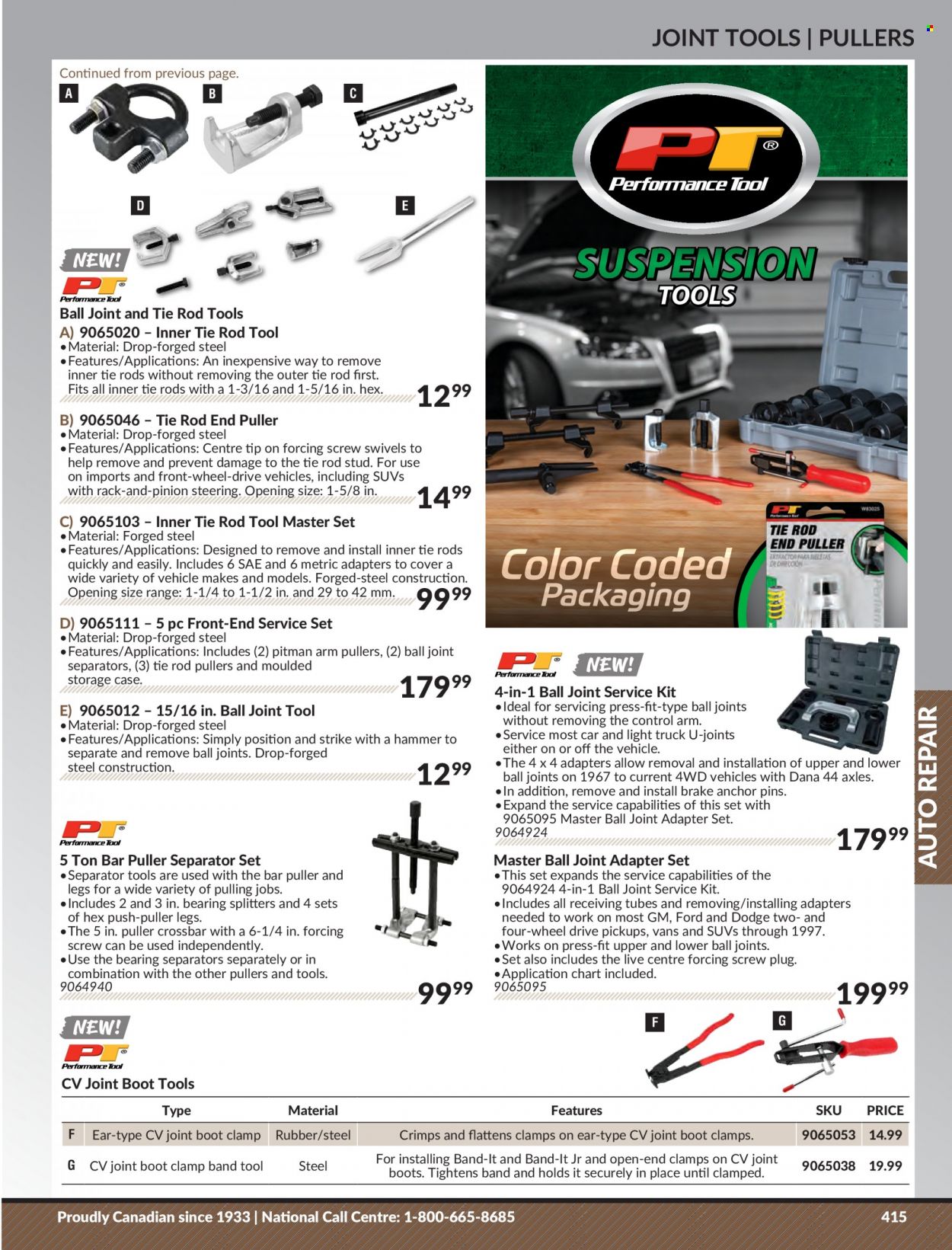 thumbnail - Princess Auto Flyer - Sales products - vehicle, service set. Page 423.