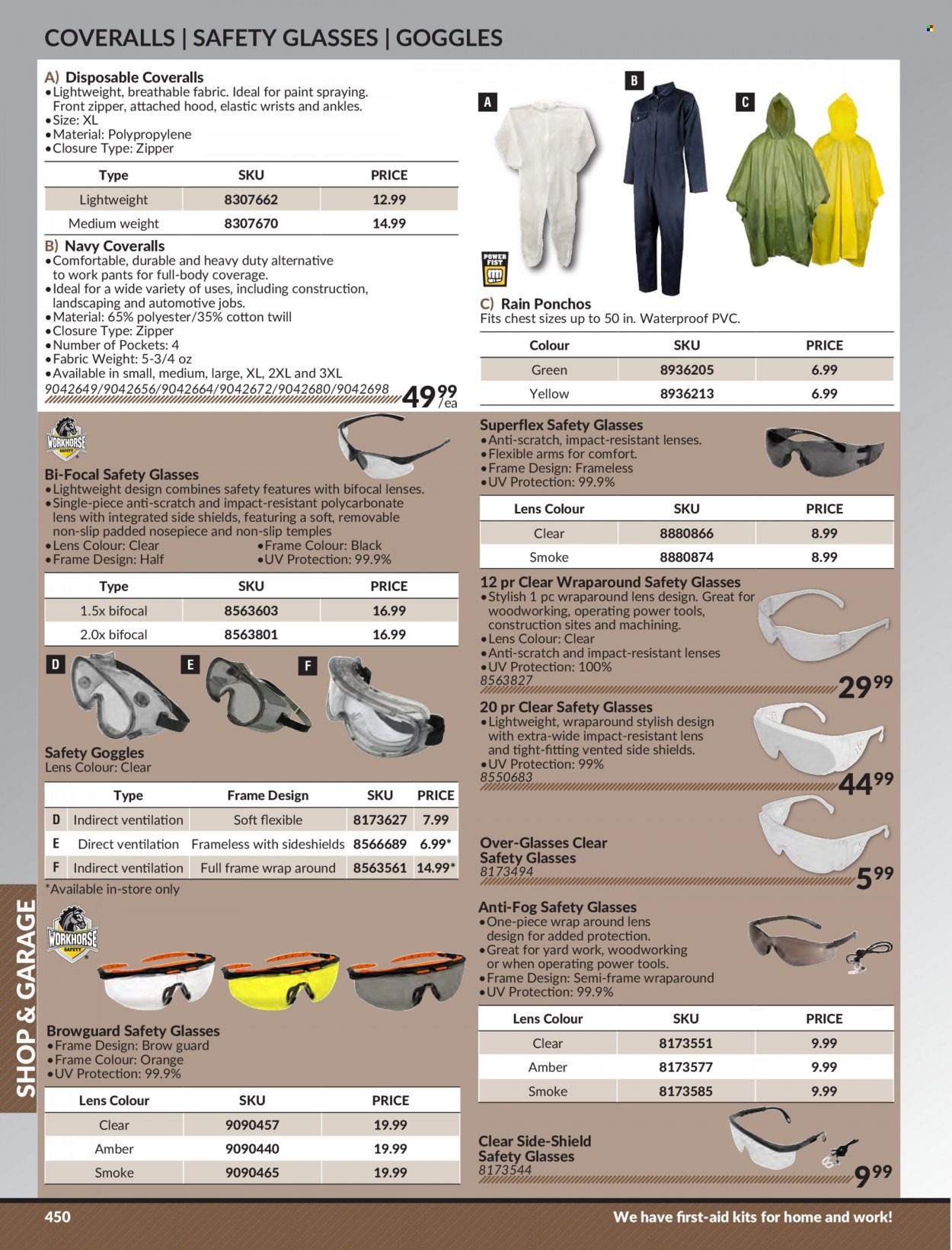 thumbnail - Princess Auto Flyer - Sales products - paint, power tools, safety glasses, work pants. Page 460.
