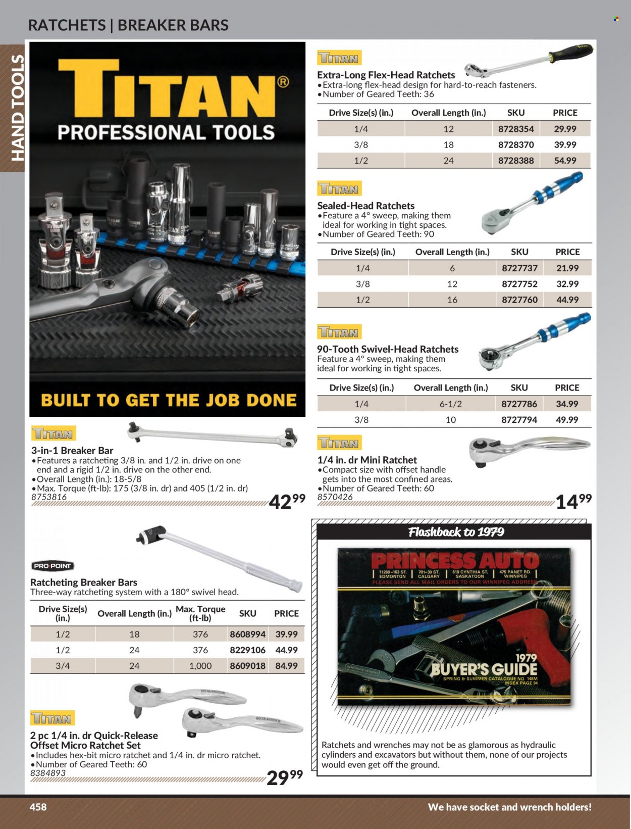thumbnail - Princess Auto Flyer - Sales products - hand tools. Page 468.