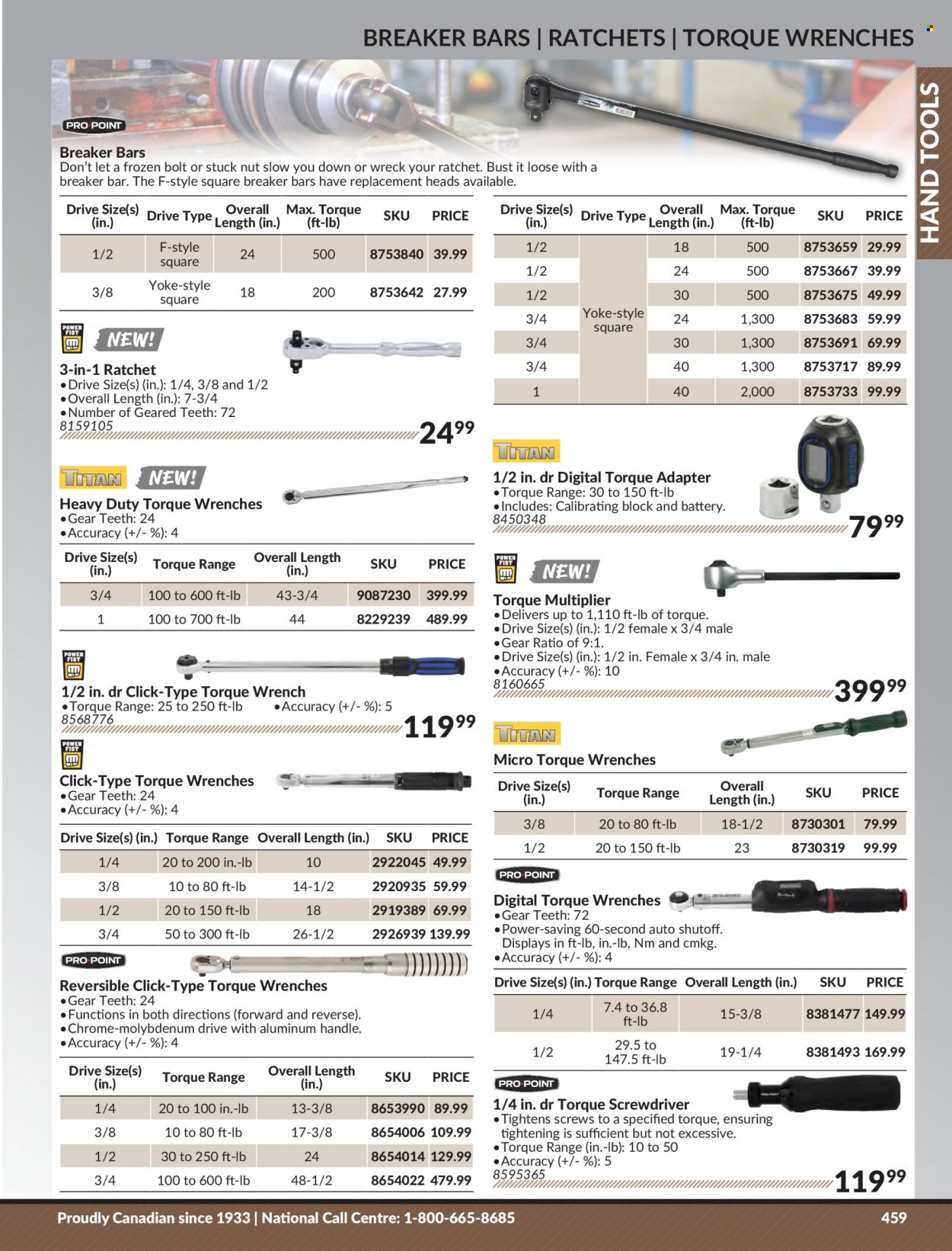 thumbnail - Princess Auto Flyer - Sales products - screwdriver, torque wrench, hand tools. Page 469.