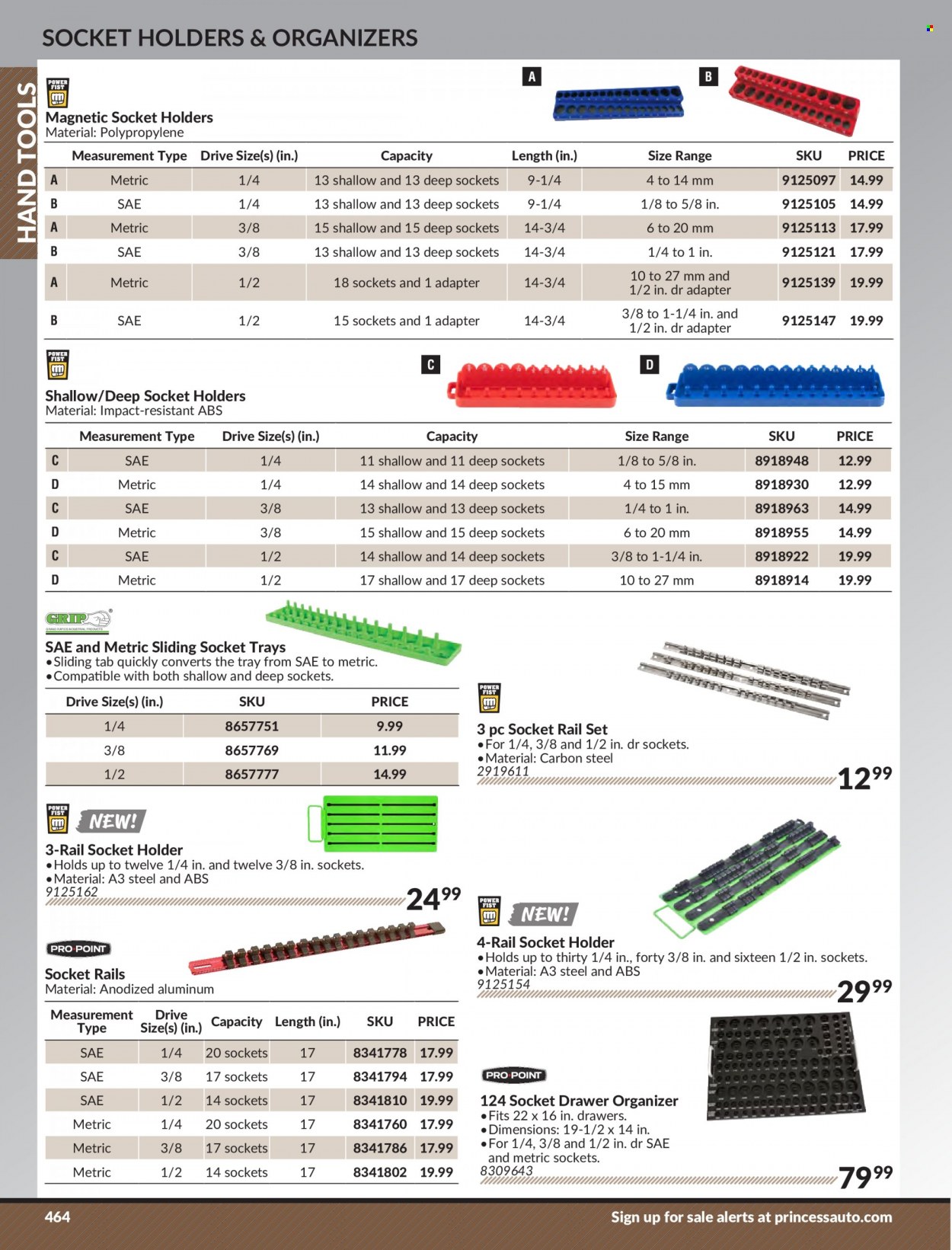 thumbnail - Princess Auto Flyer - Sales products - tray, holder, hand tools. Page 474.