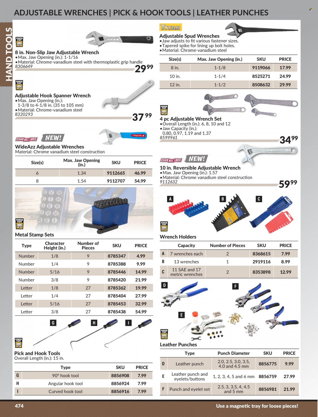 thumbnail - Princess Auto Flyer - Sales products - tray, hook, wrench, spanner, wrench set, hand tools. Page 484.