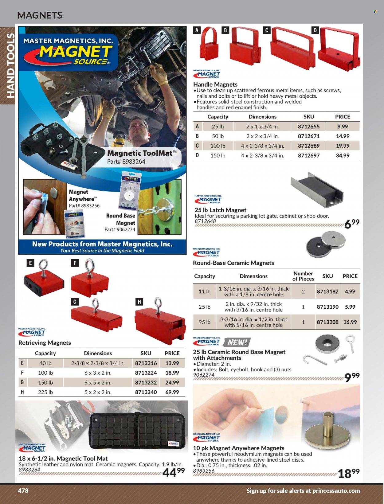 Princess Auto Flyer - Sales products - hand tools, cabinet. Page 488.