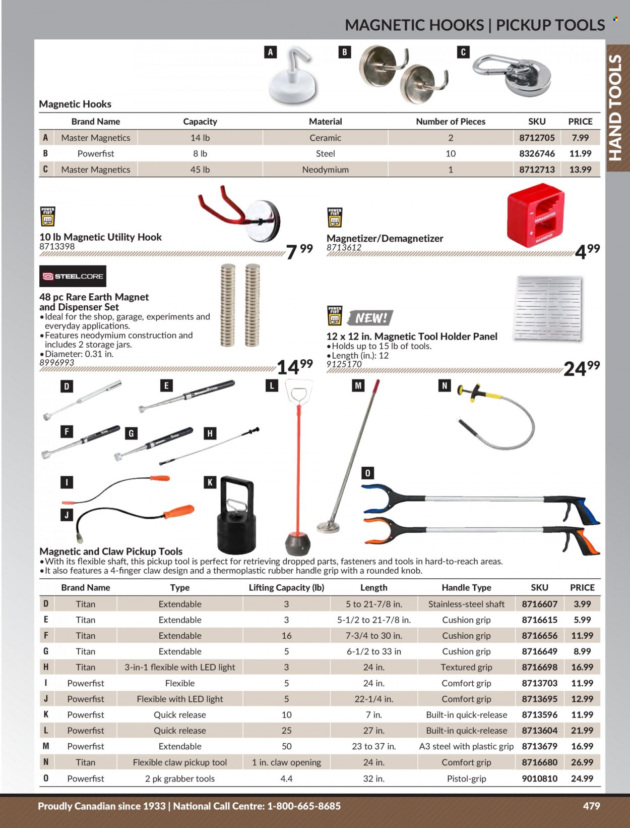 thumbnail - Princess Auto Flyer - Sales products - holder, hand tools, tool holder. Page 489.